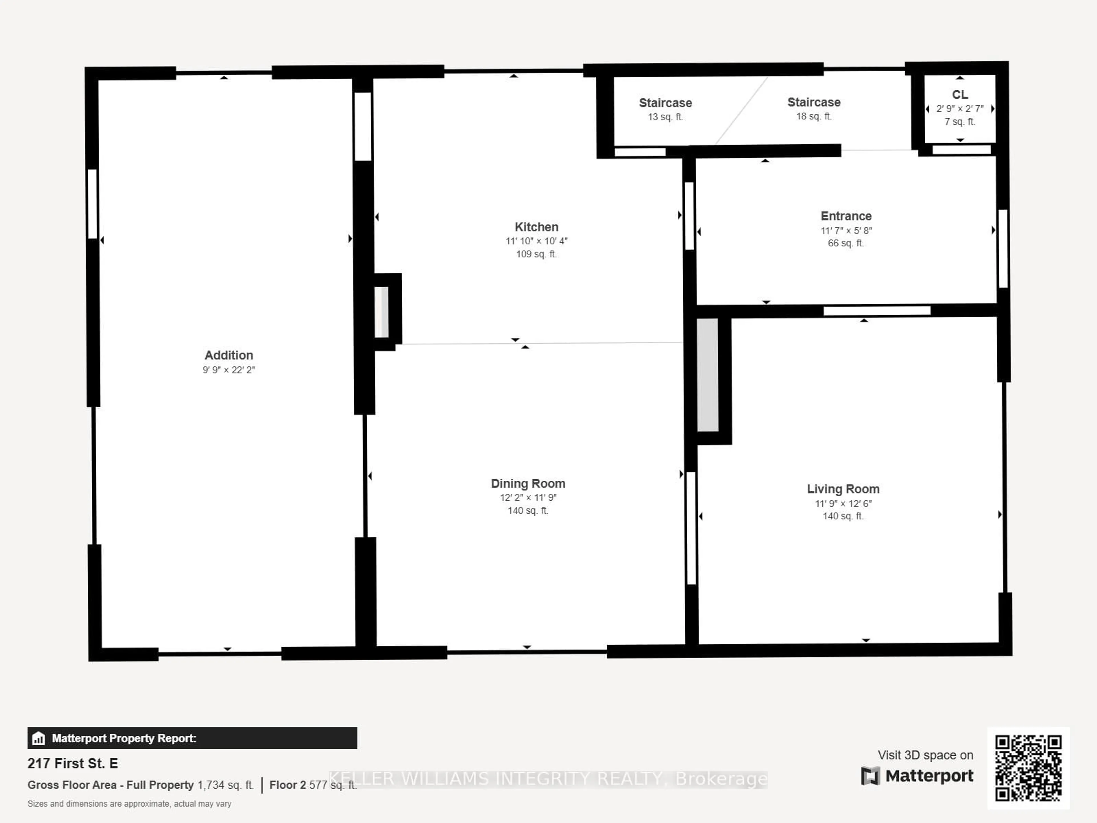 Floor plan for 217 First St E St, Cornwall Ontario K6H 1K9