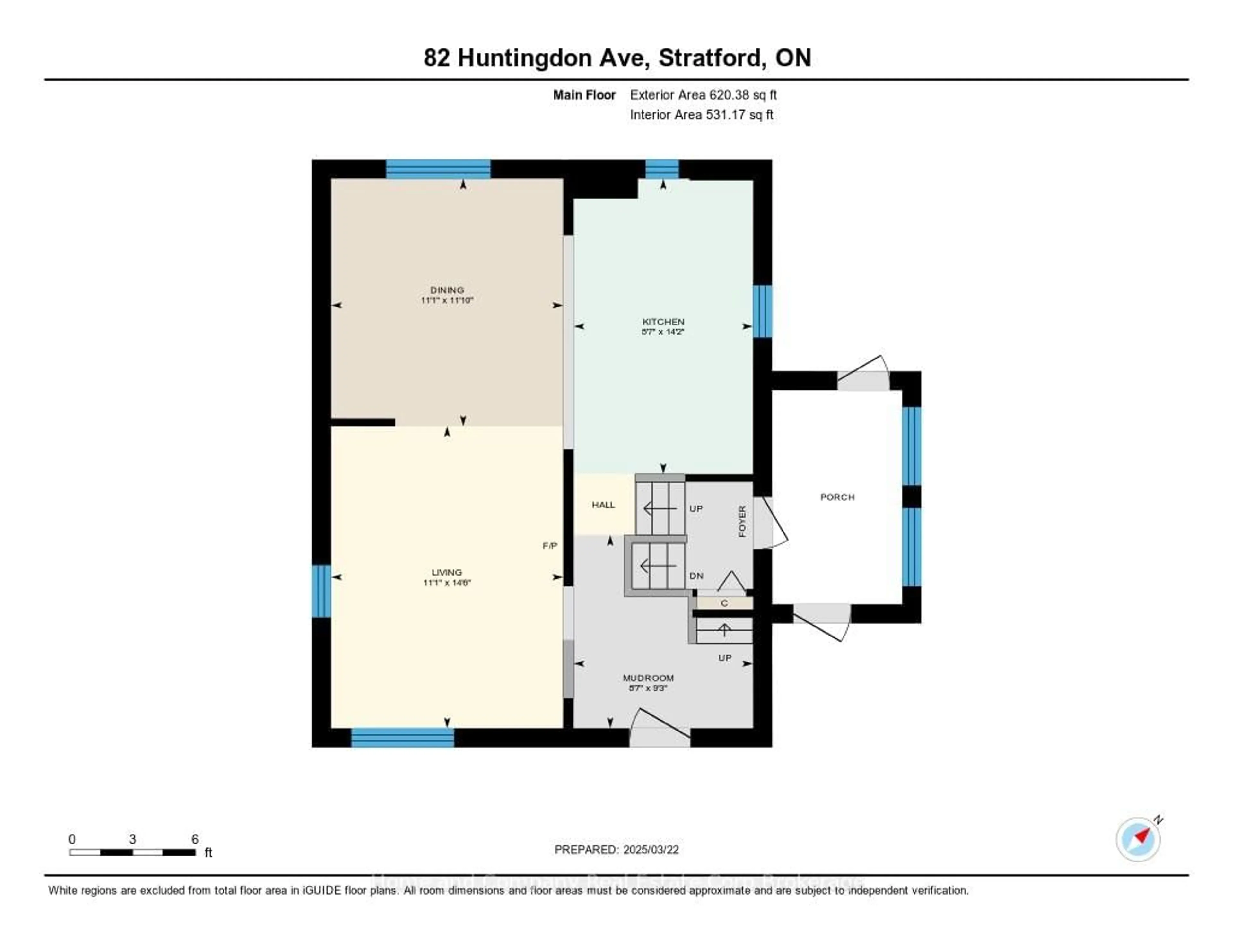 Floor plan for 82 Huntingdon Ave, Stratford Ontario N5A 6N8