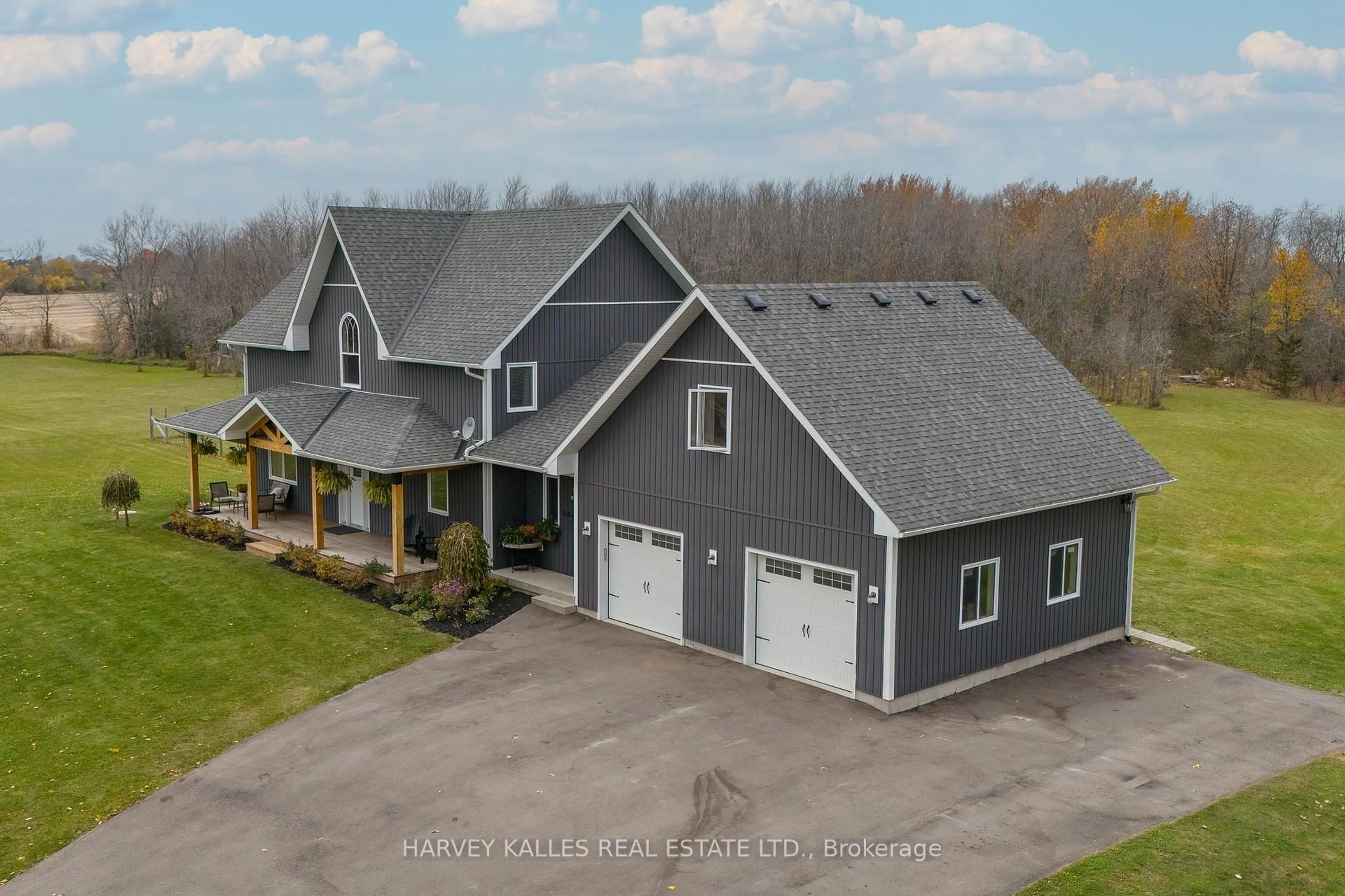 A pic from outside/outdoor area/front of a property/back of a property/a pic from drone, building for 2100 County Rd 1 Rd, Prince Edward County Ontario K0K 1G0