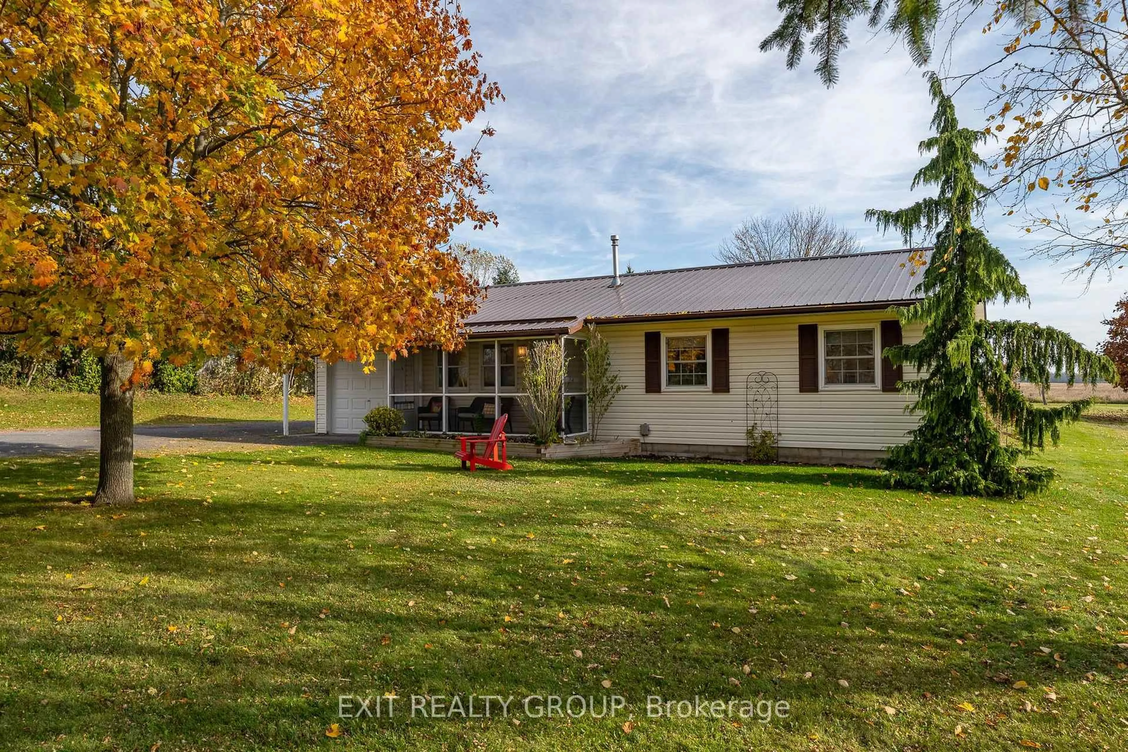 A pic from outside/outdoor area/front of a property/back of a property/a pic from drone, street for 17884 Loyalist Pkwy, Prince Edward County Ontario K0K 3L0