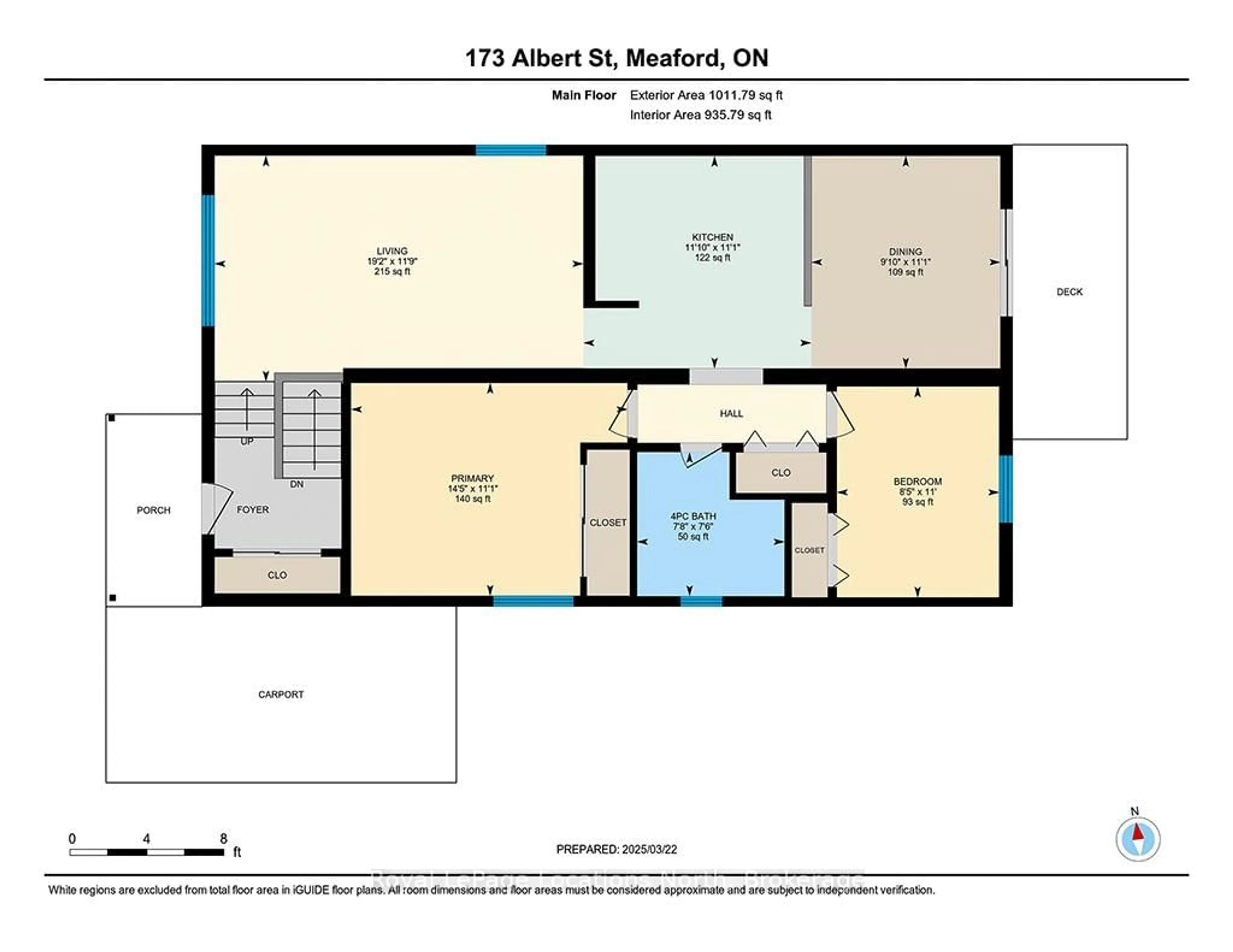 Floor plan for 173 Albert St, Meaford Ontario N4L 1T8