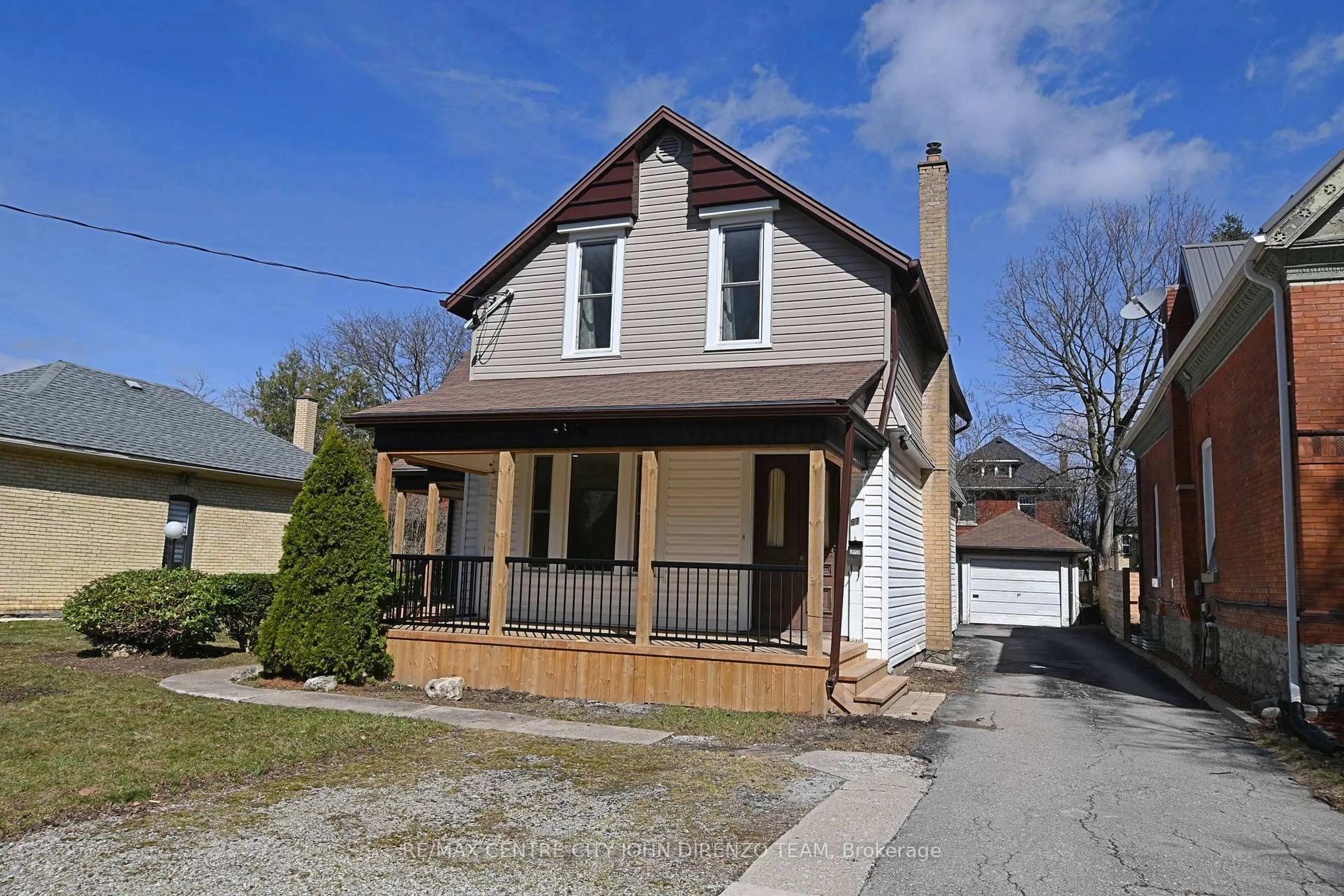 Home with brick exterior material, street for 87 Gladstone Ave, St. Thomas Ontario N5R 2L9