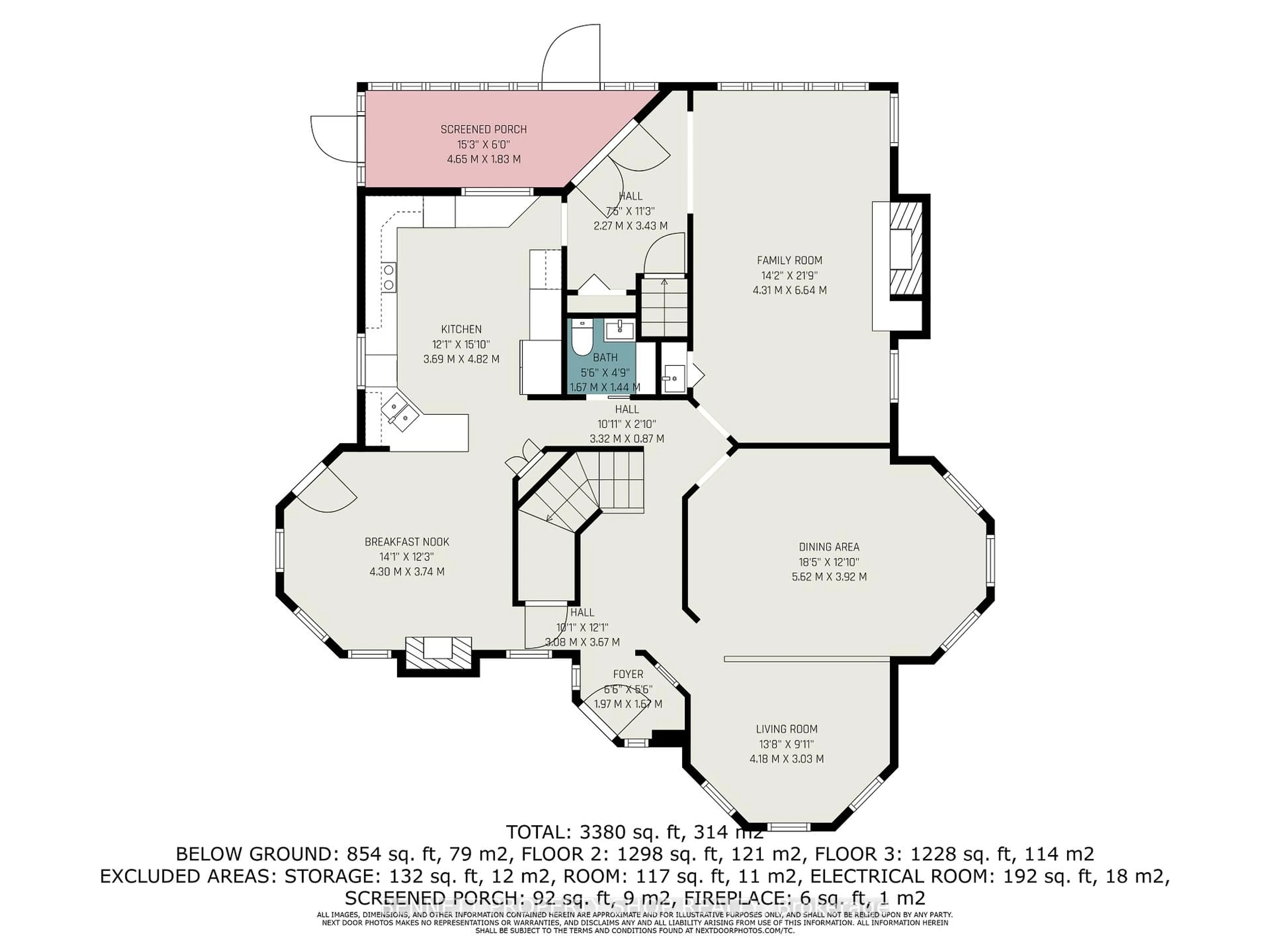 Floor plan for 22 Ashwood Cres, Ottawa Ontario K2G 2S8