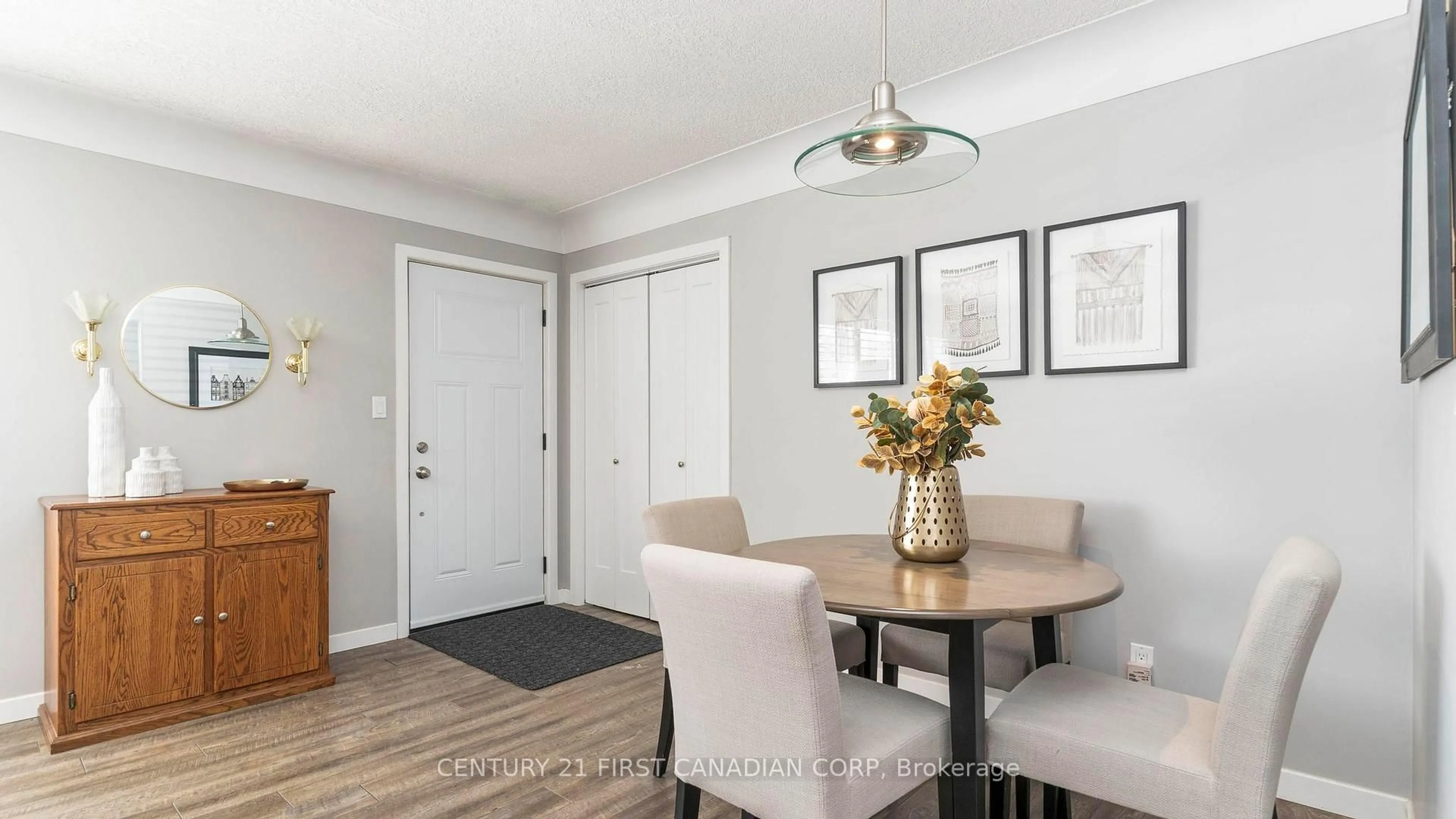 Dining room, wood/laminate floor for 323 Mckellar St, Strathroy Caradoc Ontario N7G 2Y6