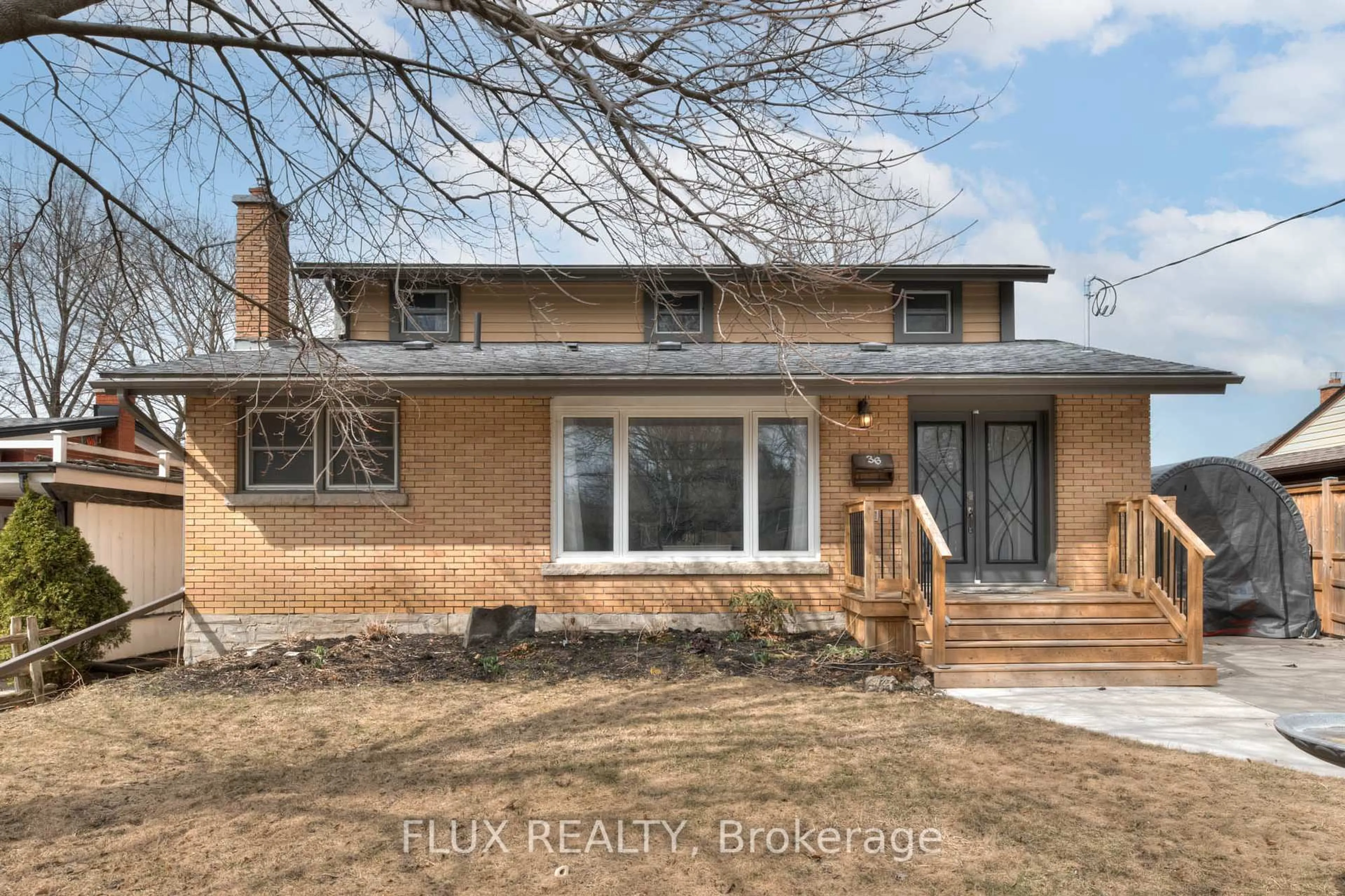 Home with brick exterior material, street for 36 Perkell Pl, Kitchener Ontario N2B 1J4