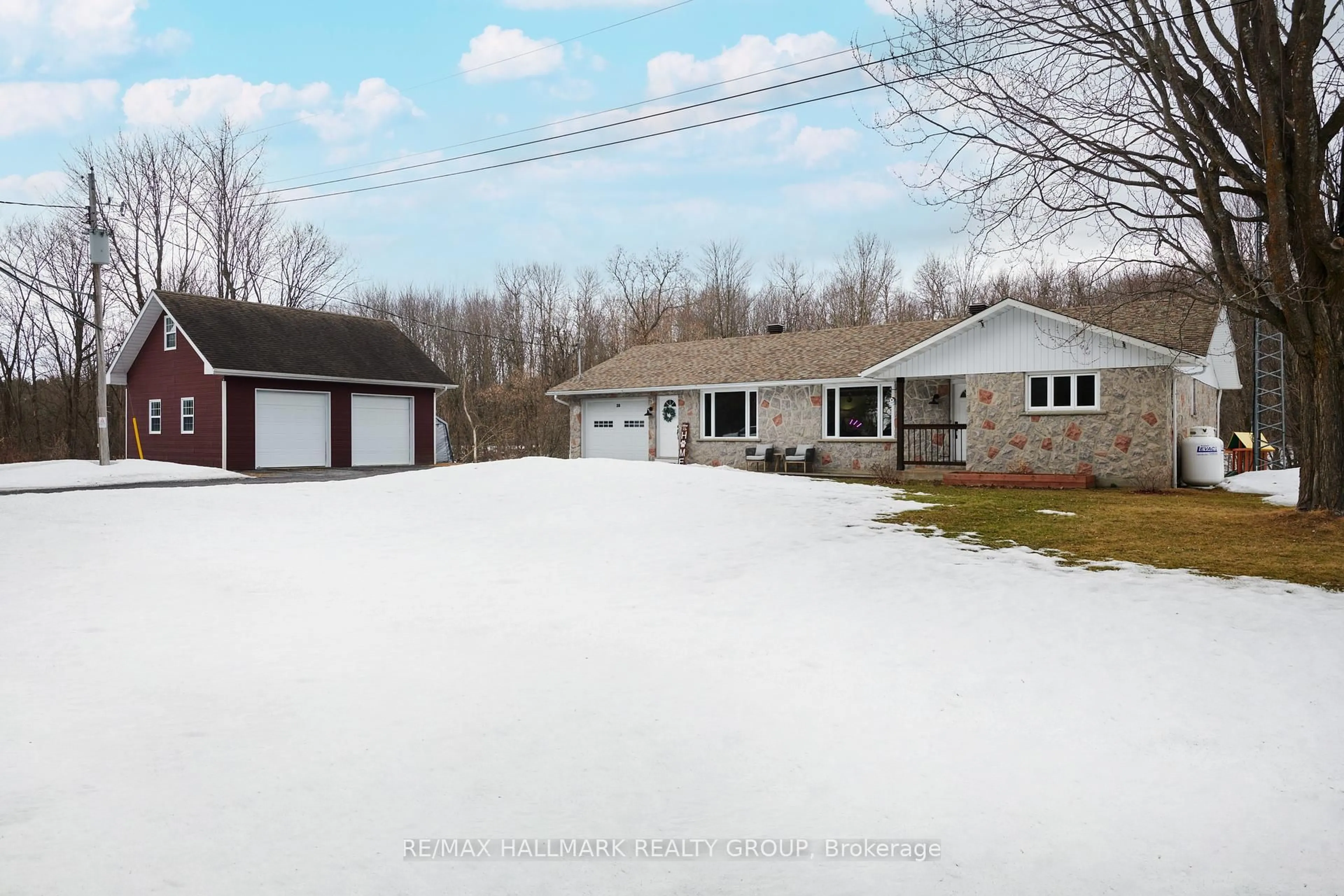 A pic from outside/outdoor area/front of a property/back of a property/a pic from drone, street for 216 St Bernardin St, The Nation Ontario K0B 1N0