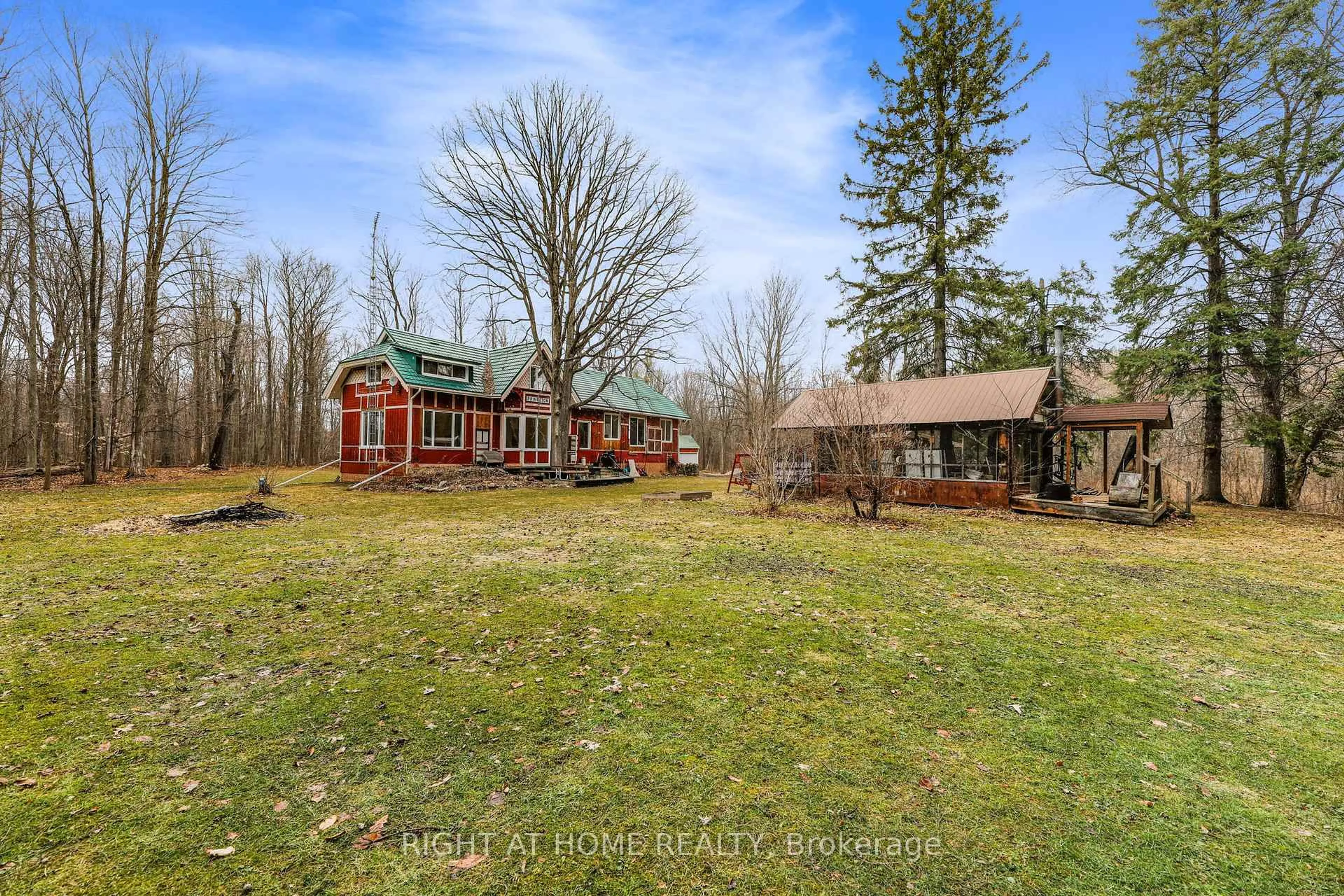 A pic from outside/outdoor area/front of a property/back of a property/a pic from drone, forest/trees view for 706170 TOWNSHIP ROAD 2 Rd, Blandford-Blenheim Ontario N4S 7V9