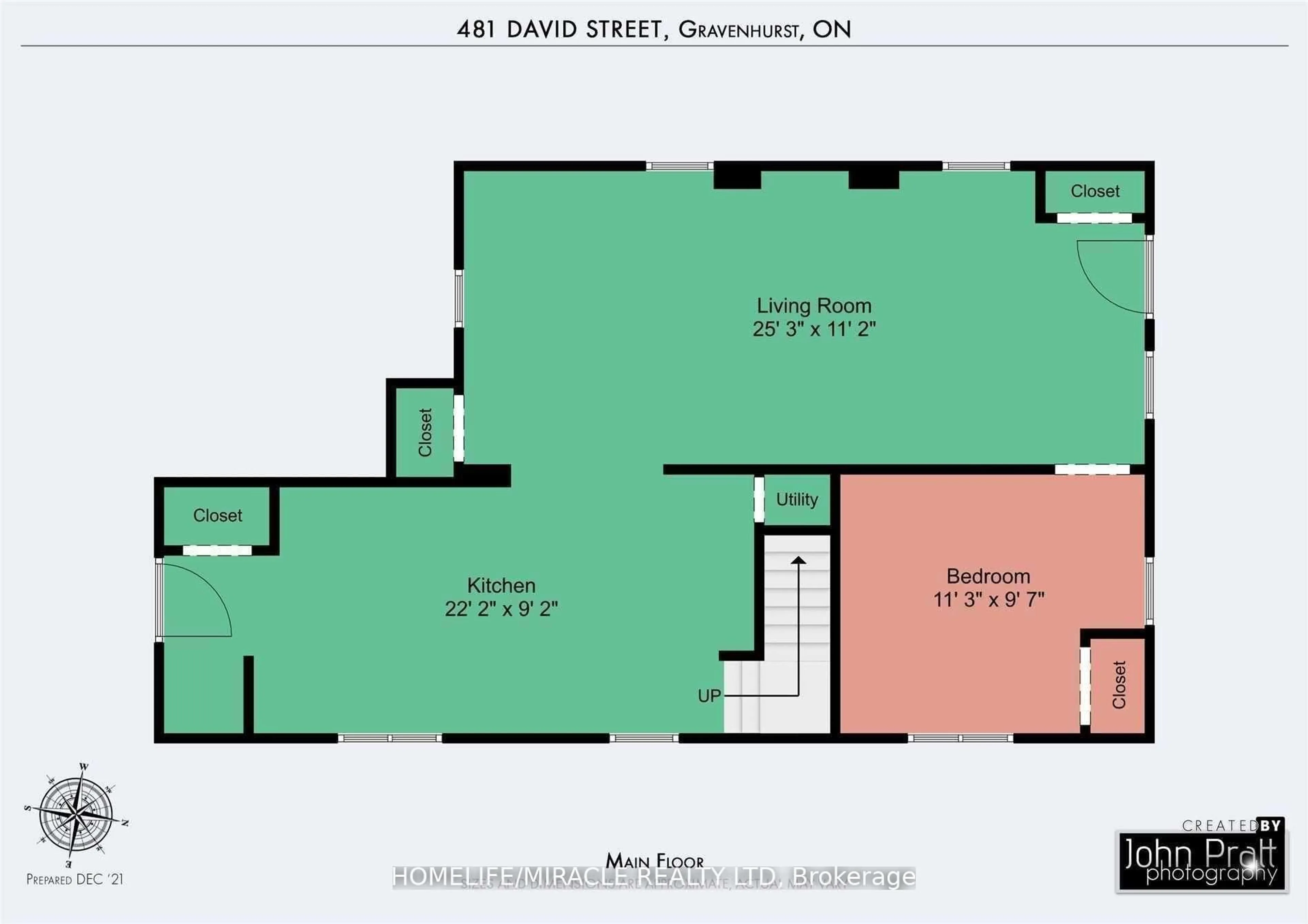 Floor plan for 481 David St, Gravenhurst Ontario P1P 1M1