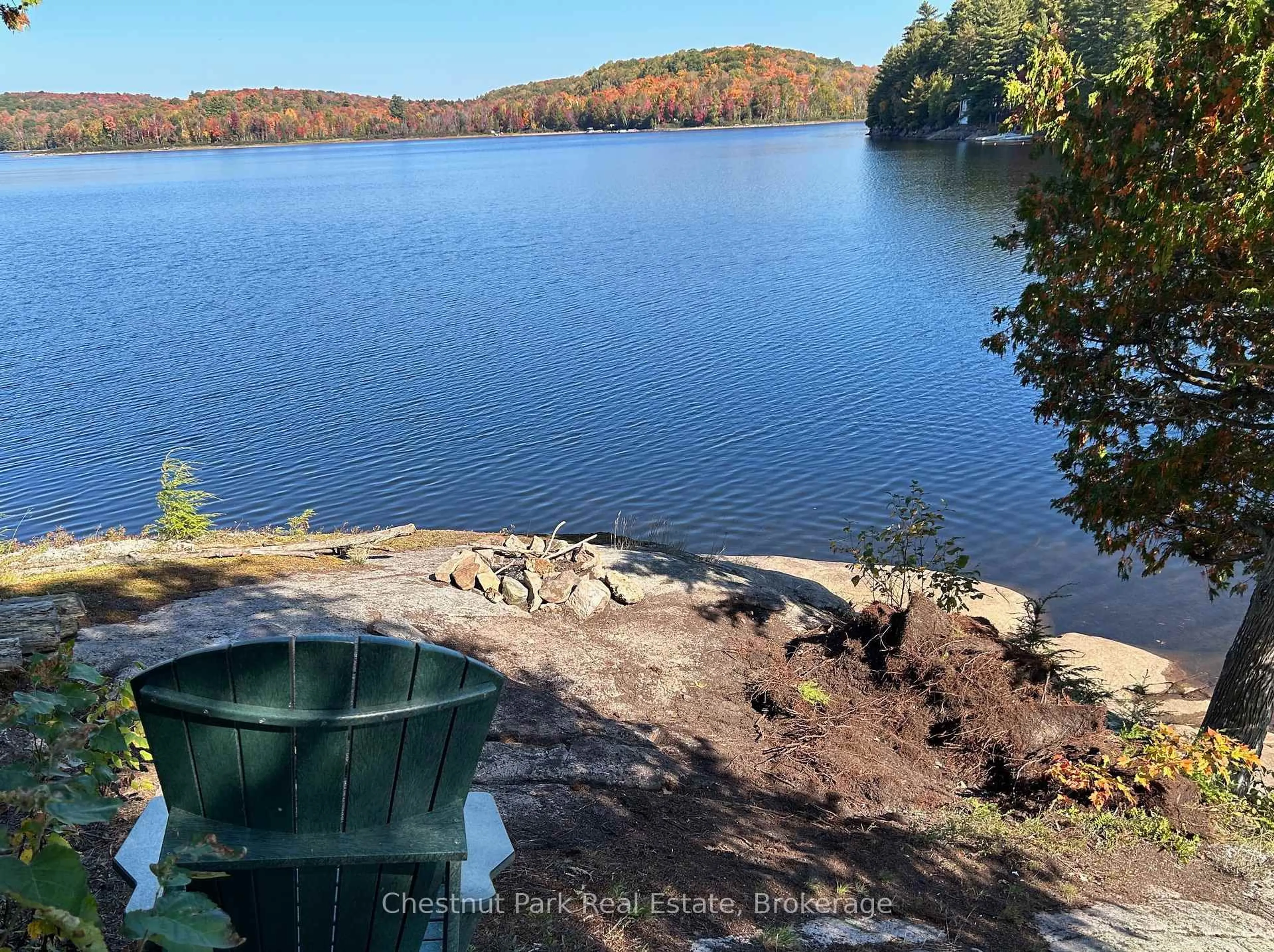 A pic from outside/outdoor area/front of a property/back of a property/a pic from drone, water/lake/river/ocean view for 2438 Kushog Lake Rd, Algonquin Highlands Ontario K0M 1J1