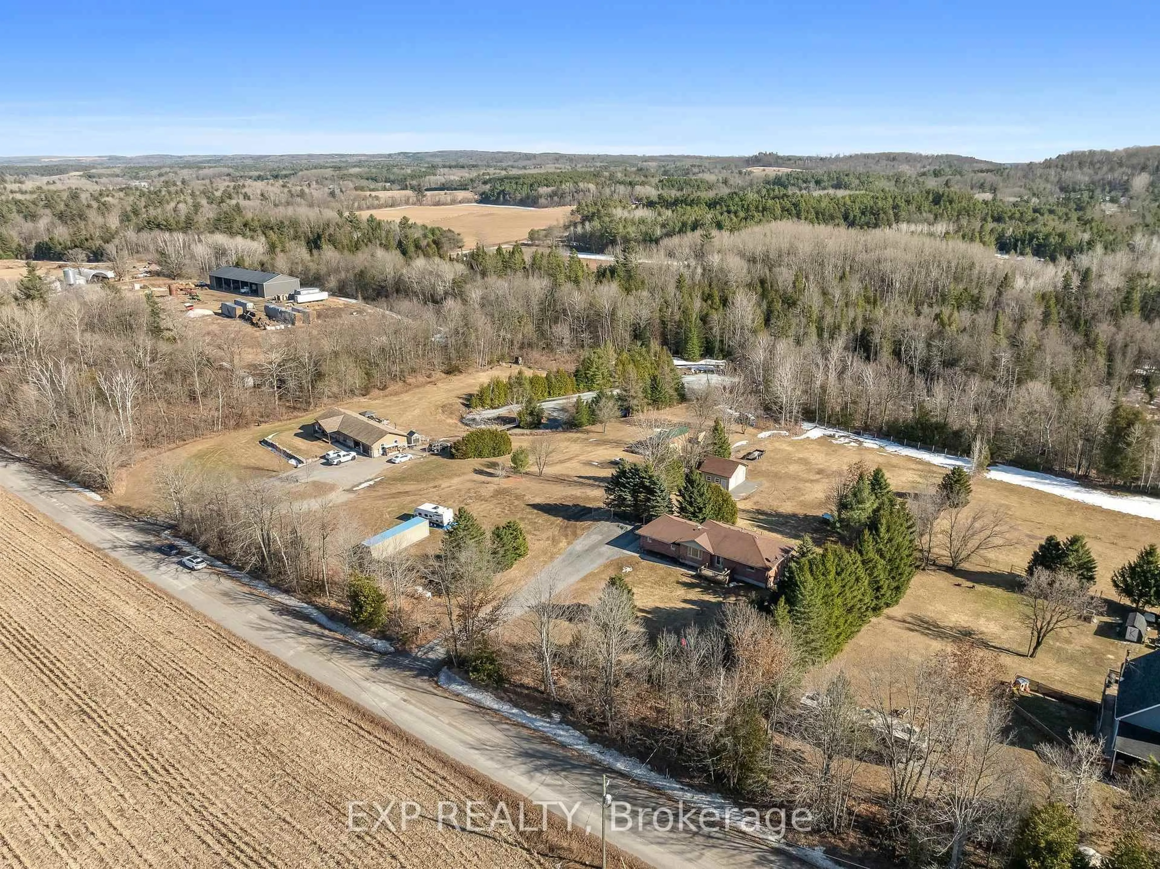 A pic from outside/outdoor area/front of a property/back of a property/a pic from drone, unknown for 213 Bonnett Rd, Cramahe Ontario K0K 1M0