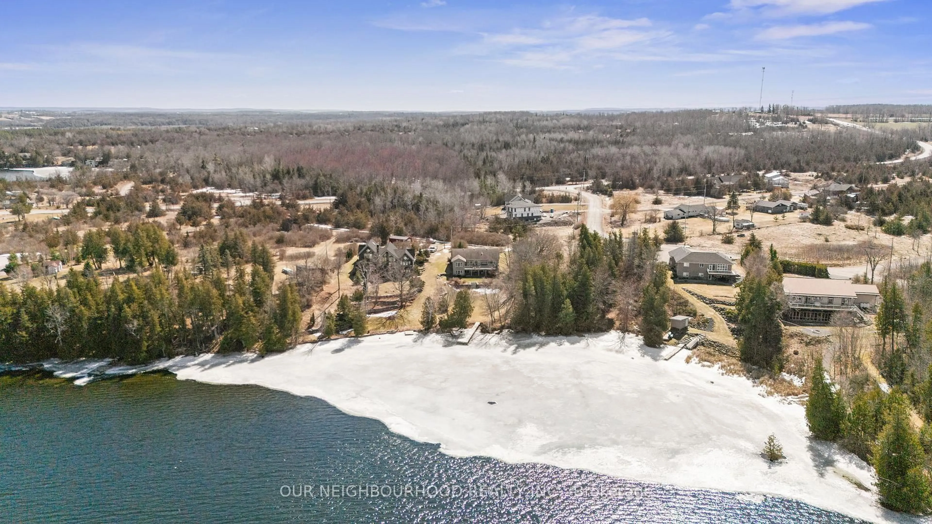 A pic from outside/outdoor area/front of a property/back of a property/a pic from drone, water/lake/river/ocean view for 7650E County Rd 50 N/A, Trent Hills Ontario K0L 1L0