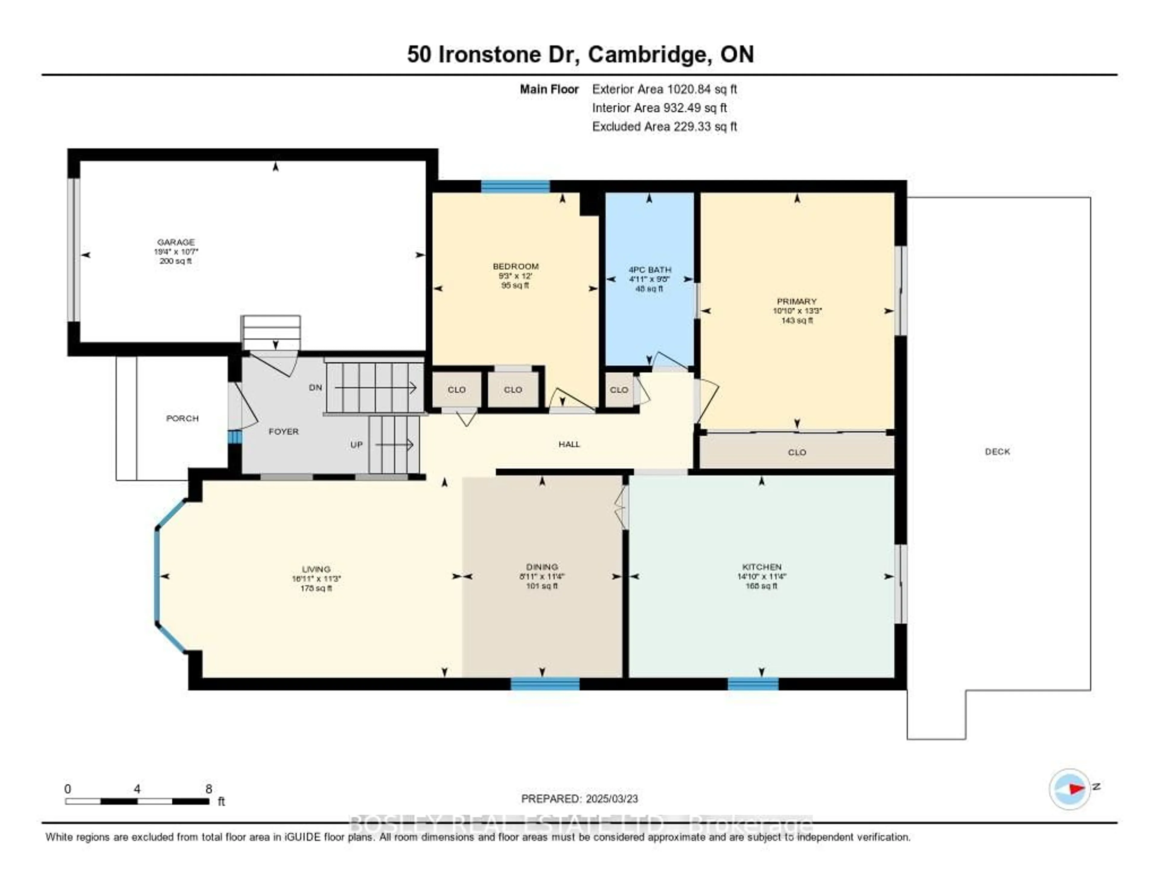 Floor plan for 50 Ironstone Dr, Cambridge Ontario N1P 1A2