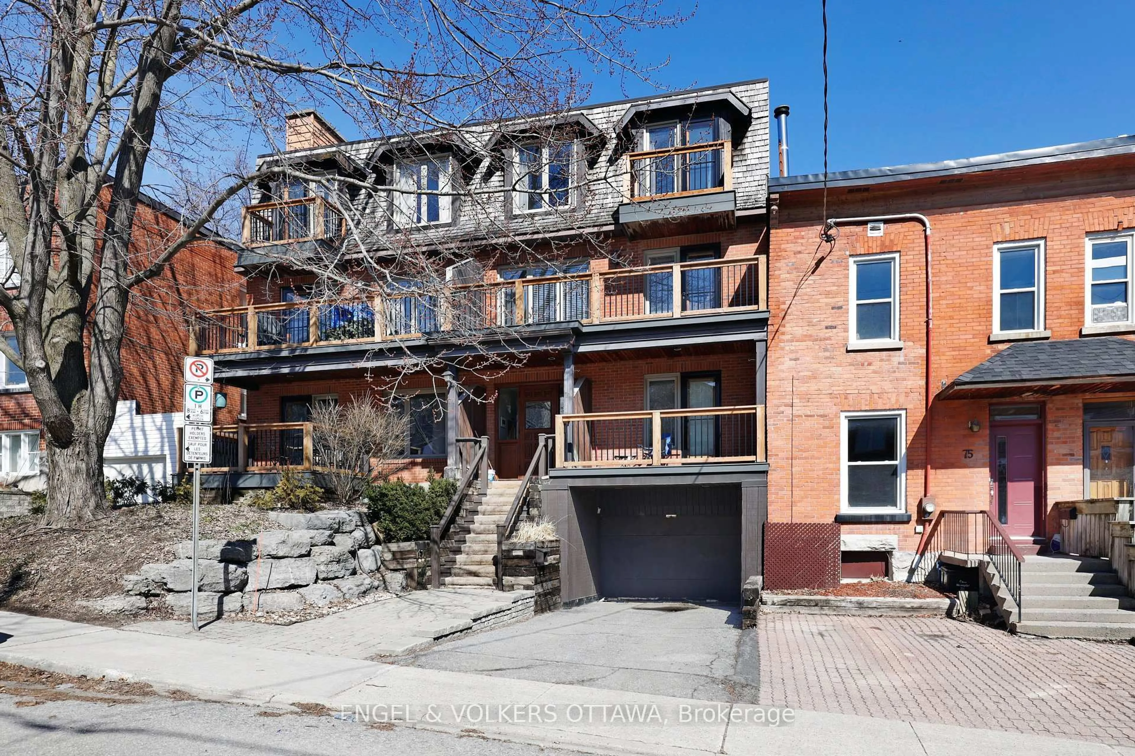 Home with brick exterior material, street for 71 Sweetland Ave #6, Lower Town - Sandy Hill Ontario K1N 7T9