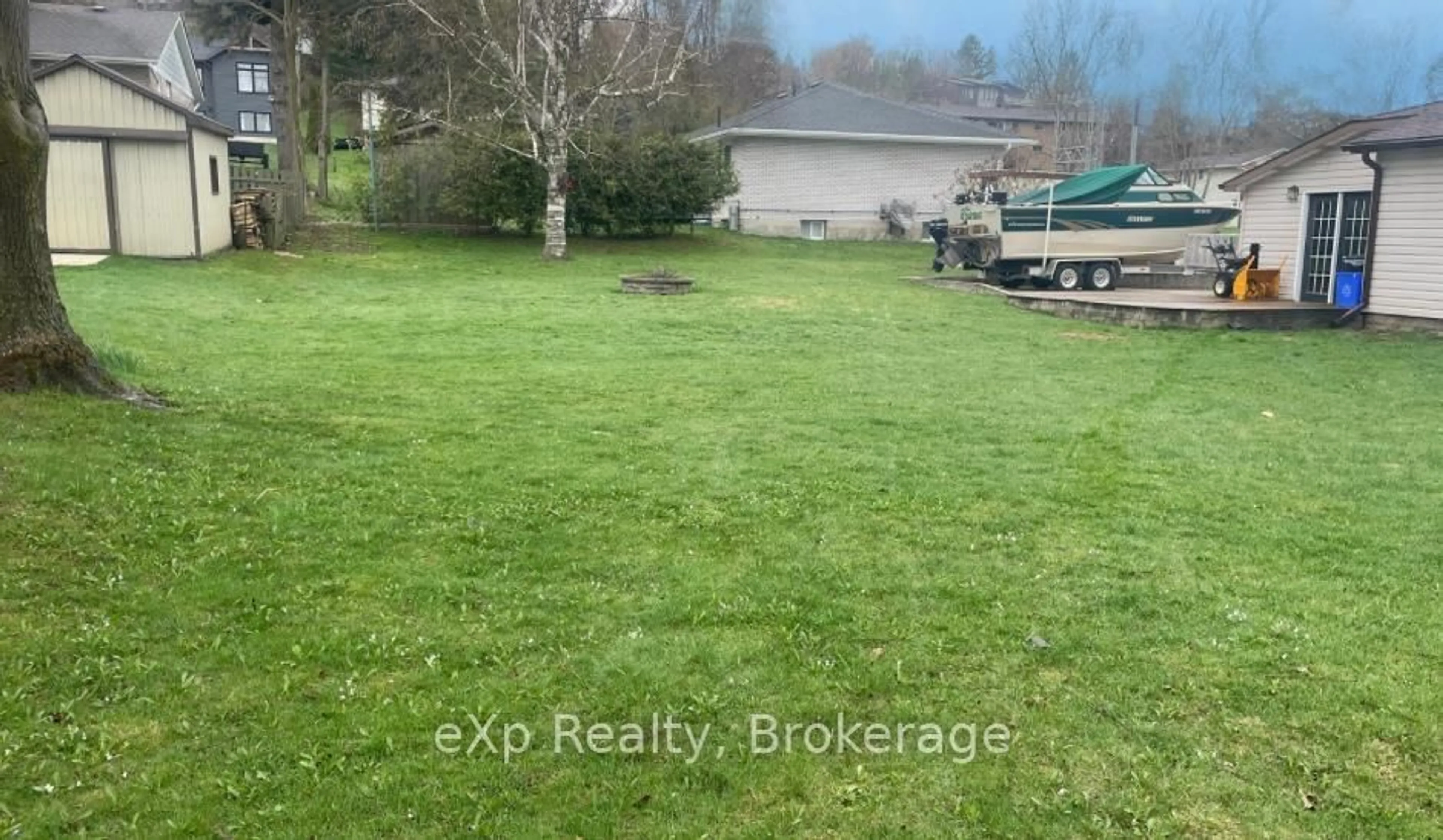 A pic from outside/outdoor area/front of a property/back of a property/a pic from drone, water/lake/river/ocean view for 105 May St, Brockton Ontario N0G 2V0