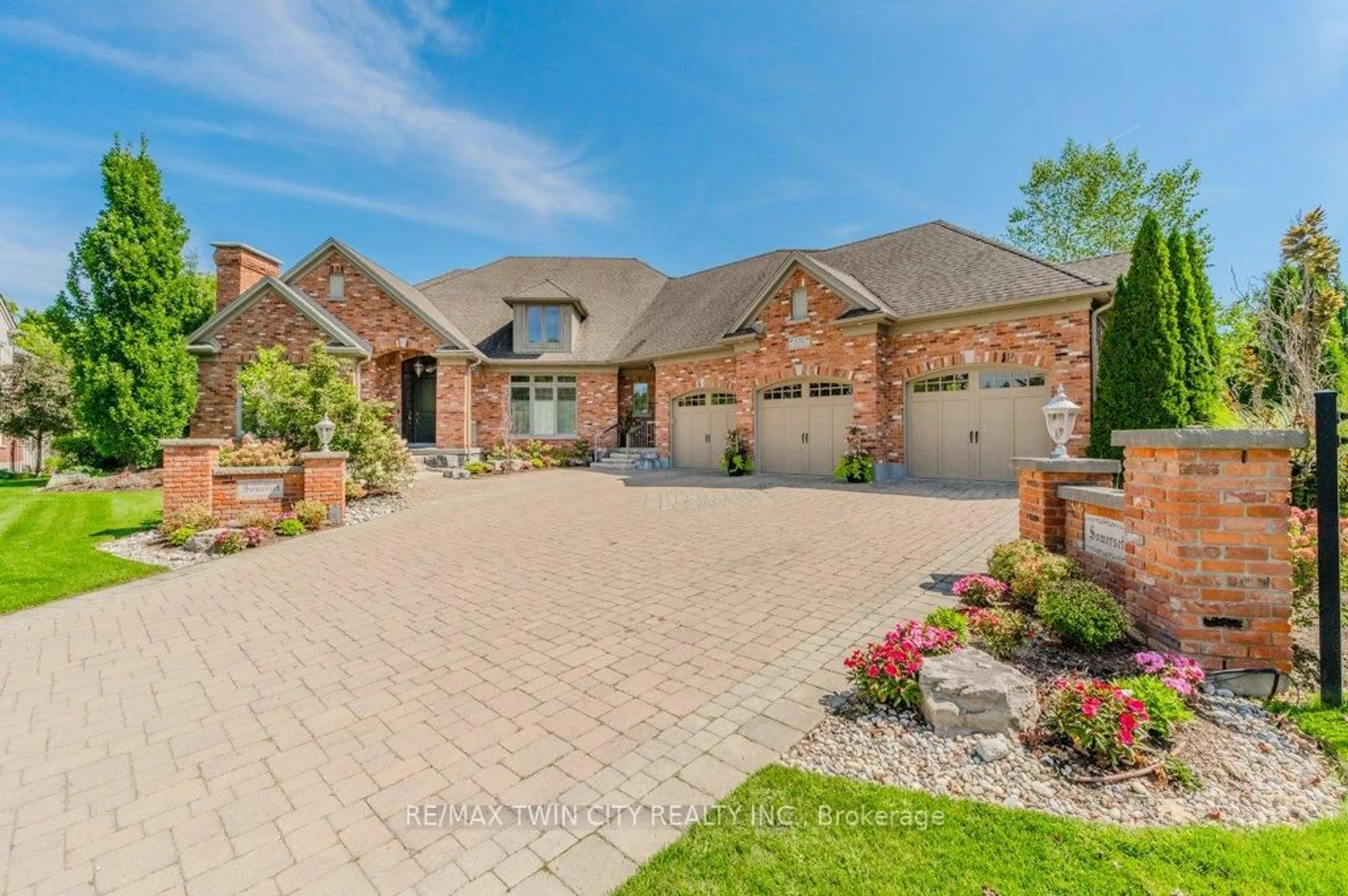 Home with brick exterior material, street for 376 River Oak Pl, Waterloo Ontario N2K 3N8