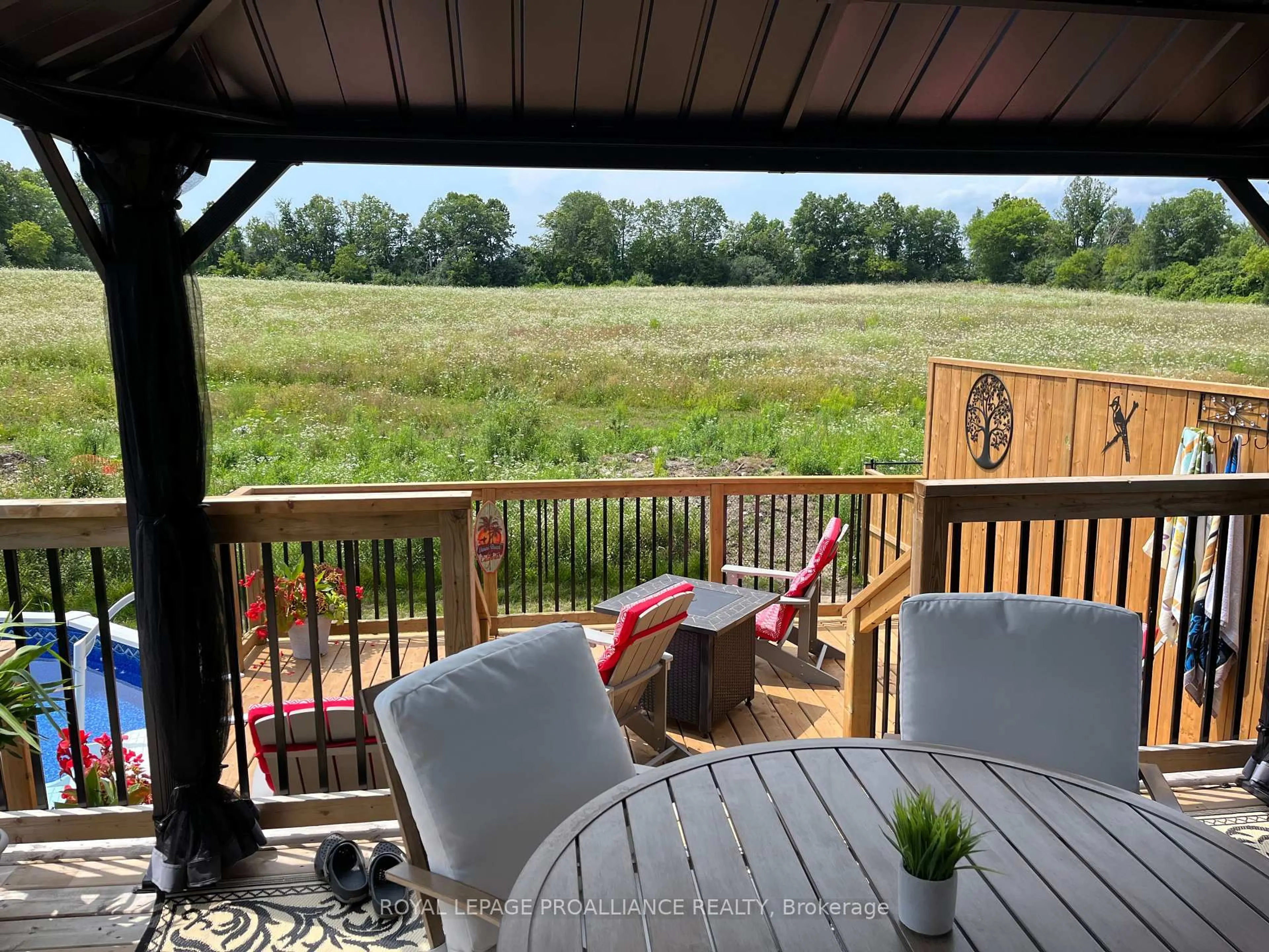 Patio, water/lake/river/ocean view for 95 Meagan Lane, Hastings Ontario K0K 2C0