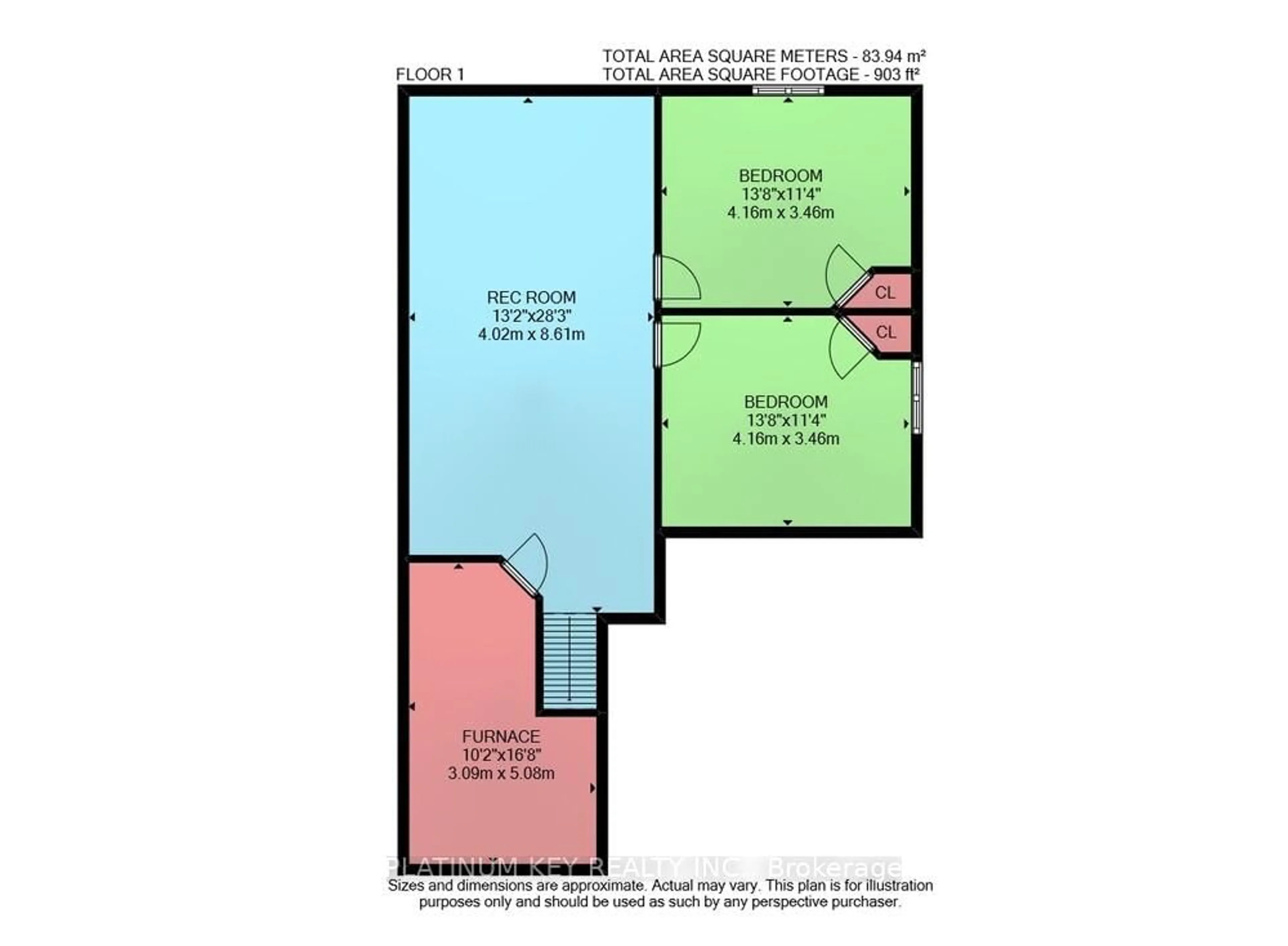 Floor plan for 71 Clara Cres, Chatham-Kent Ontario N7M 0R8