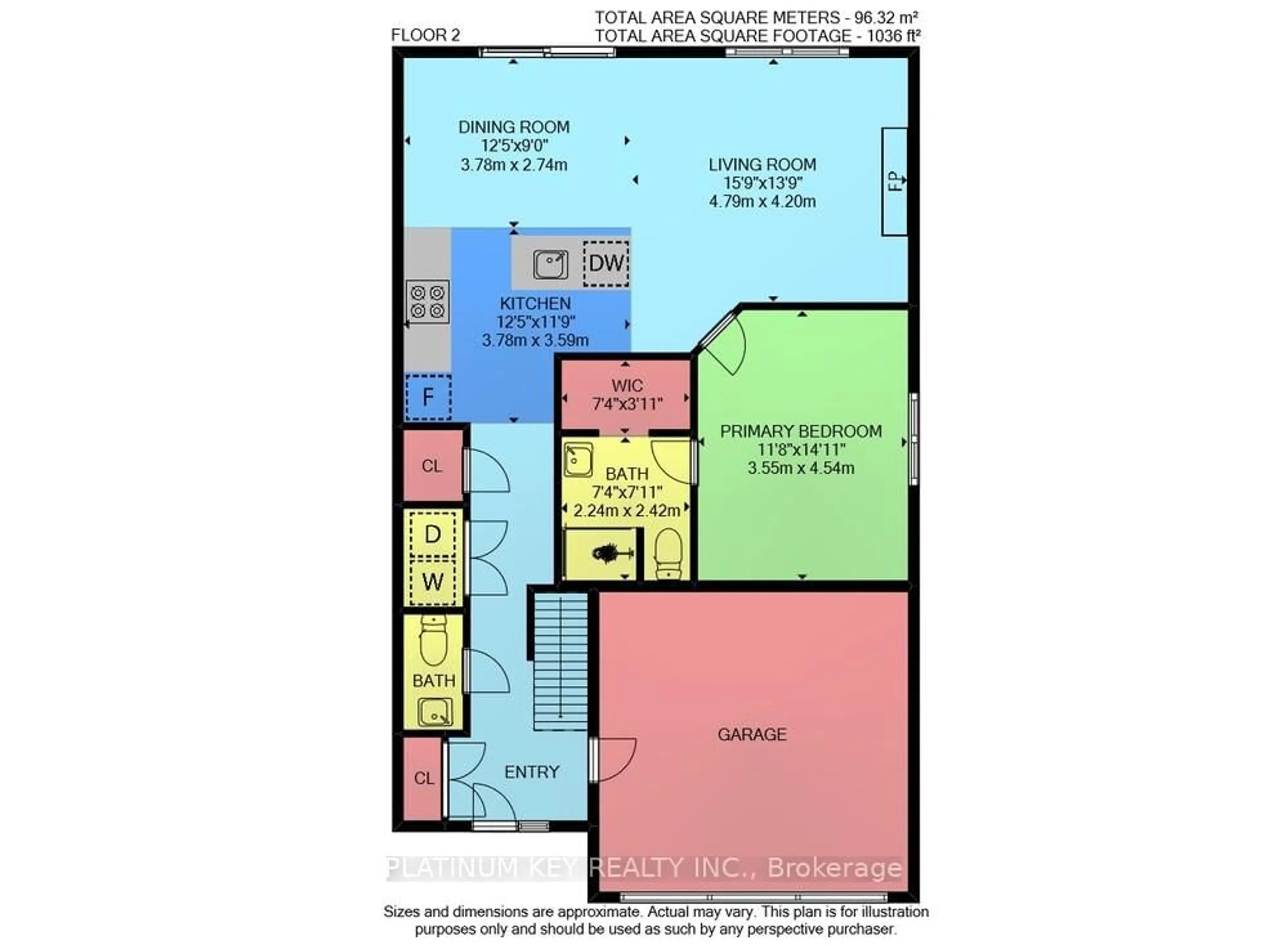 Floor plan for 71 Clara Cres, Chatham-Kent Ontario N7M 0R8