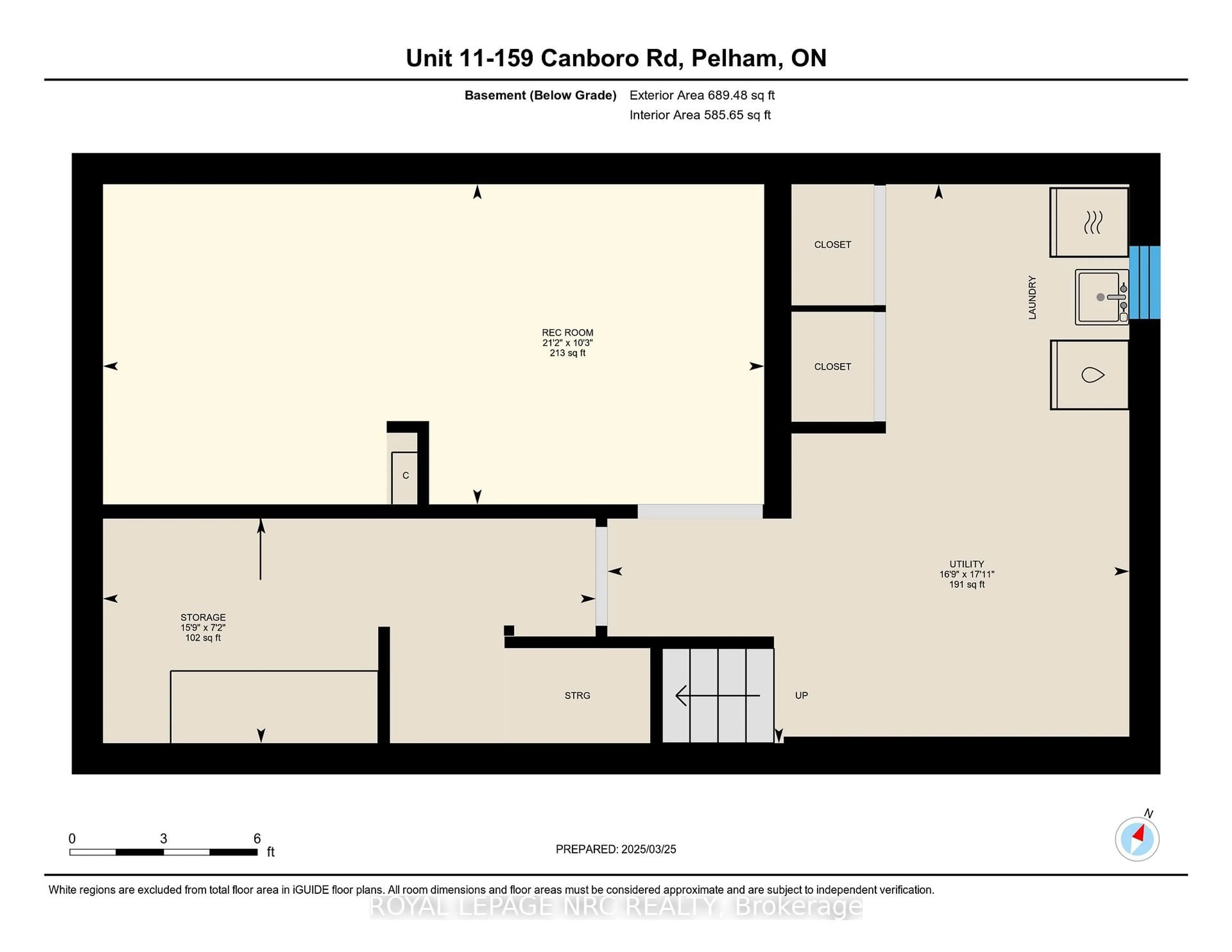 Floor plan for 159 Canboro Rd #11, Pelham Ontario L0S 1E5