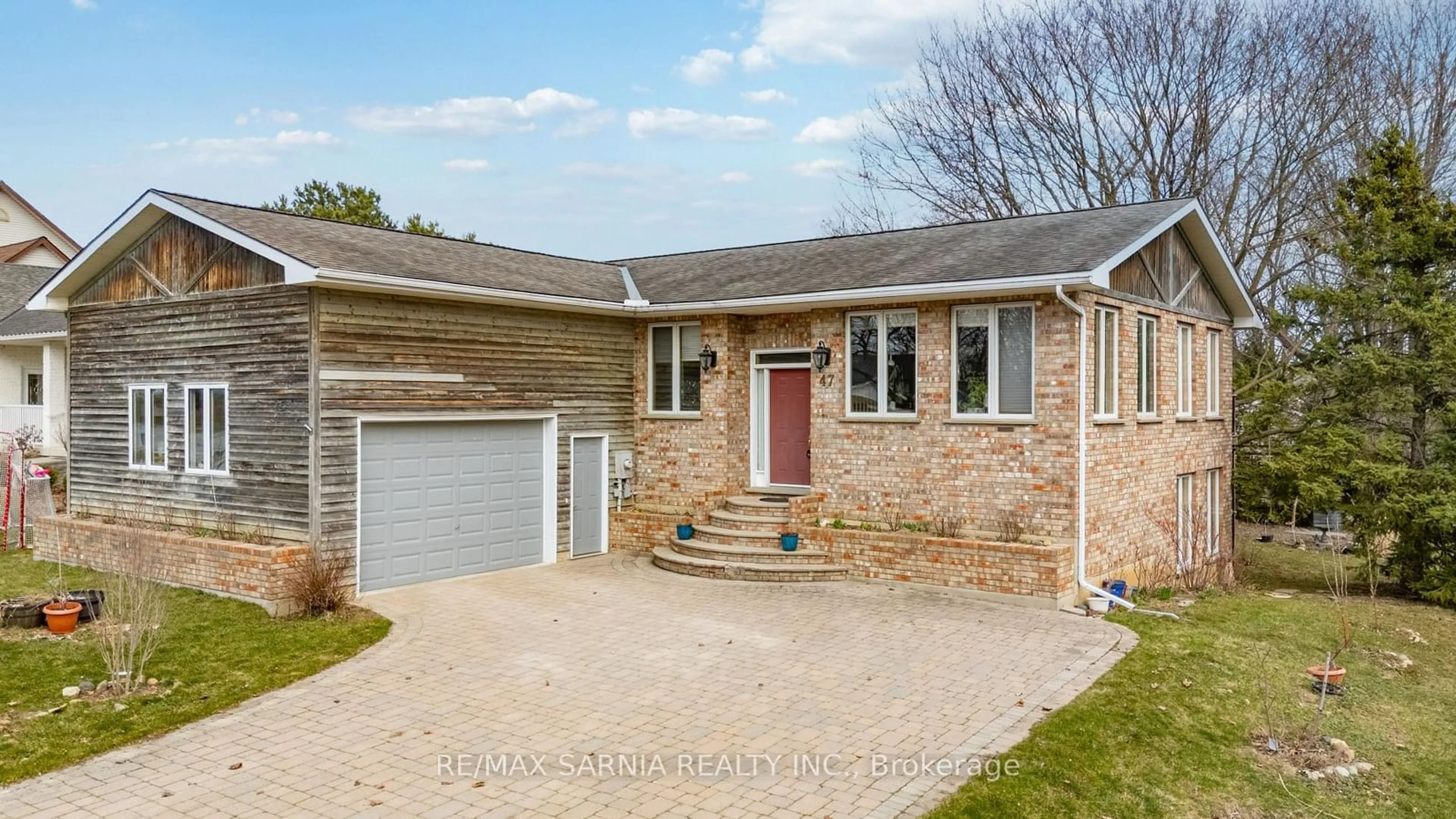 Home with brick exterior material, street for 47 Sunset Ave, Warwick Ontario N0M 2S0