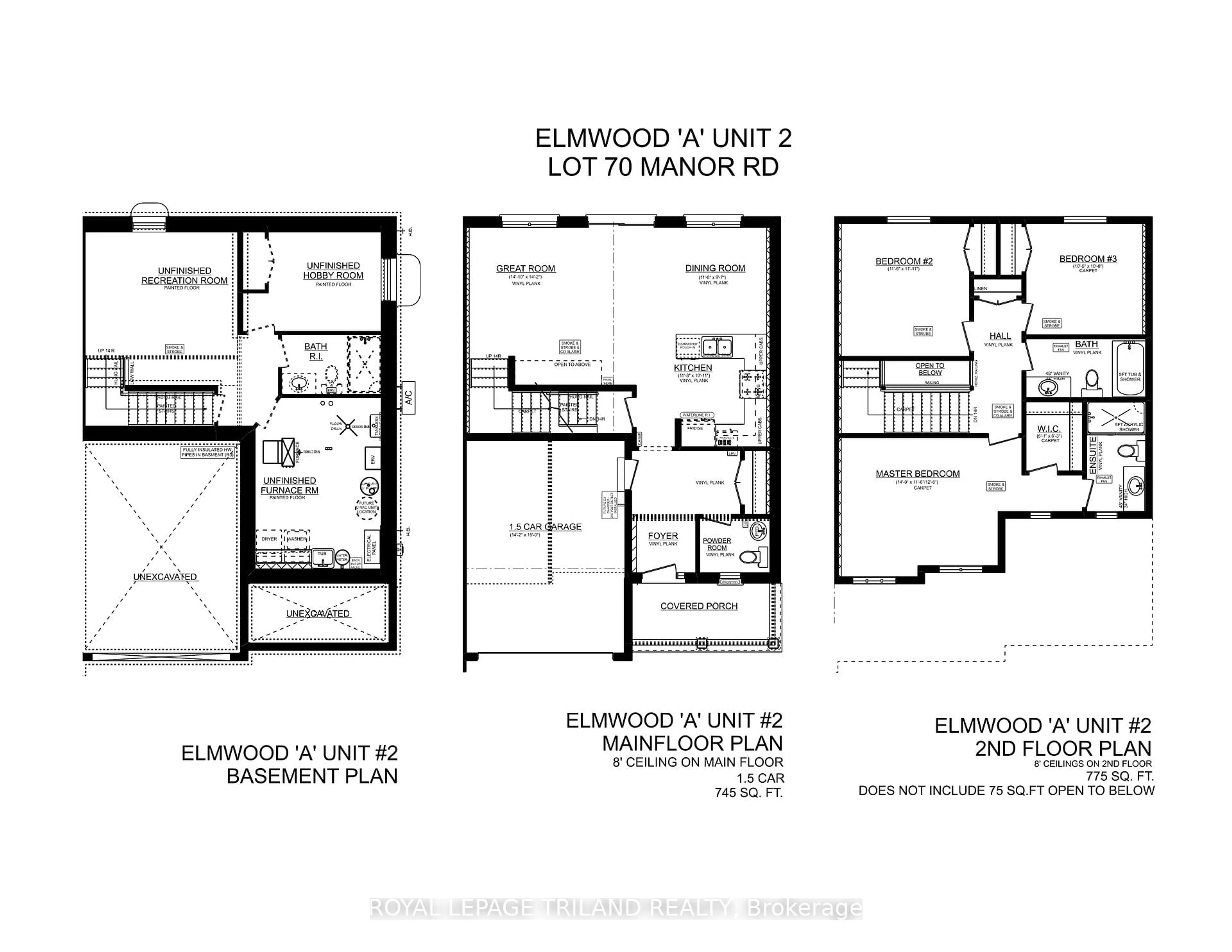 Floor plan for 134 Manor Rd, St. Thomas Ontario N5R 0R3
