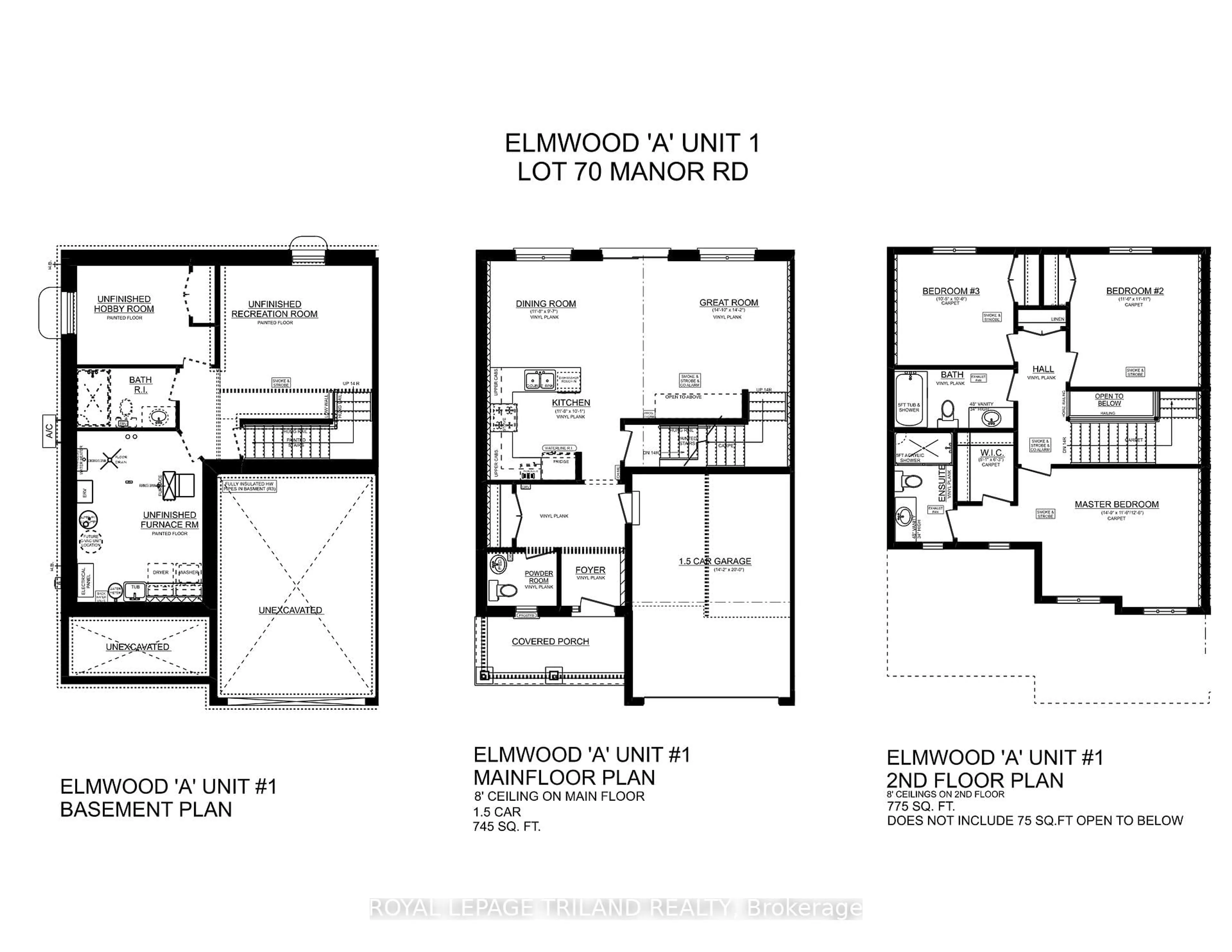 Floor plan for 136 Manor Rd, St. Thomas Ontario N5R 0R3
