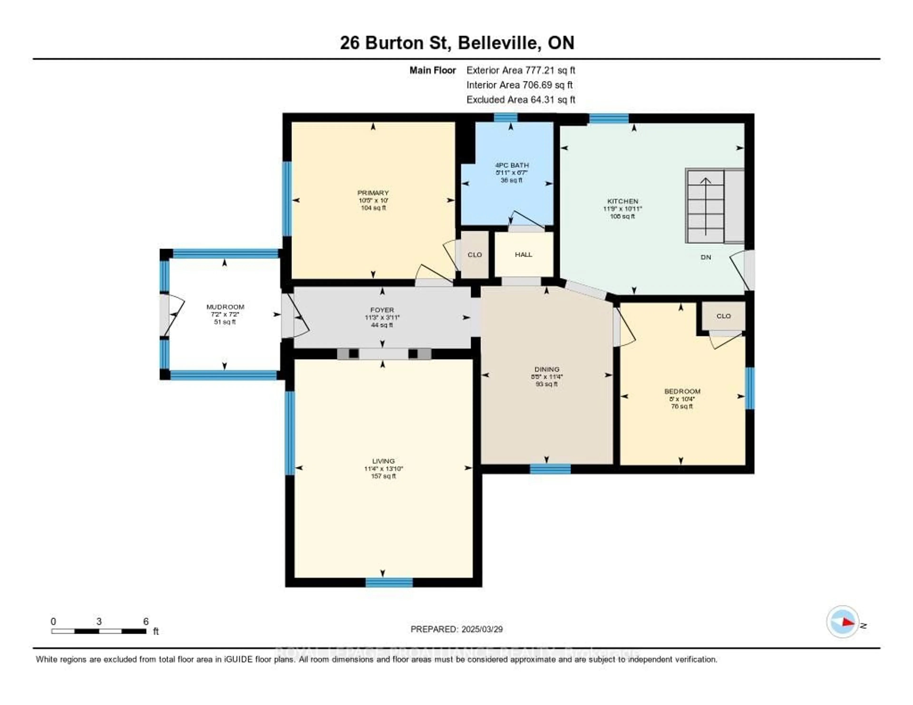Floor plan for 26 Burton St, Belleville Ontario K8P 1E6