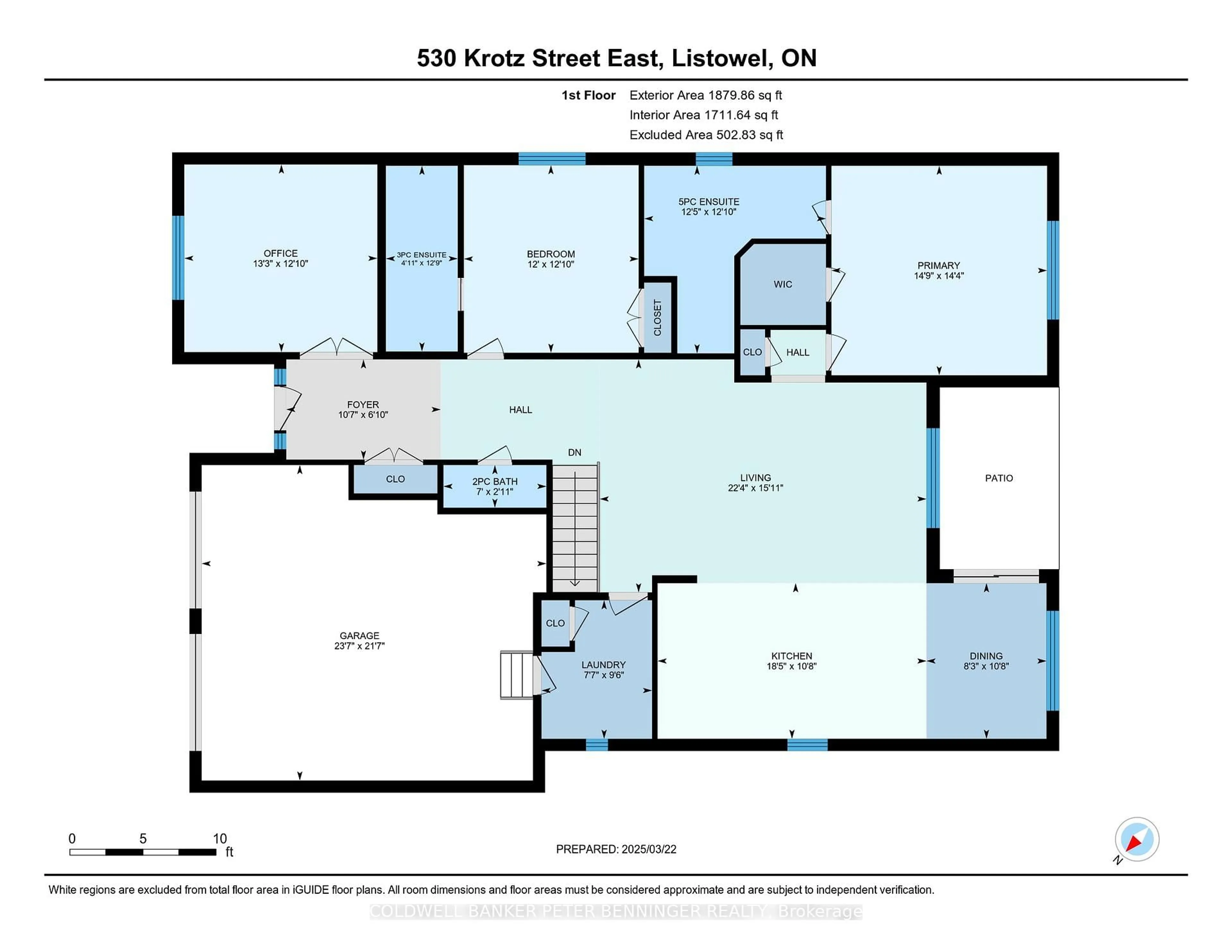Floor plan for 530 Krotz Street East St, North Perth Ontario N4W 0E4