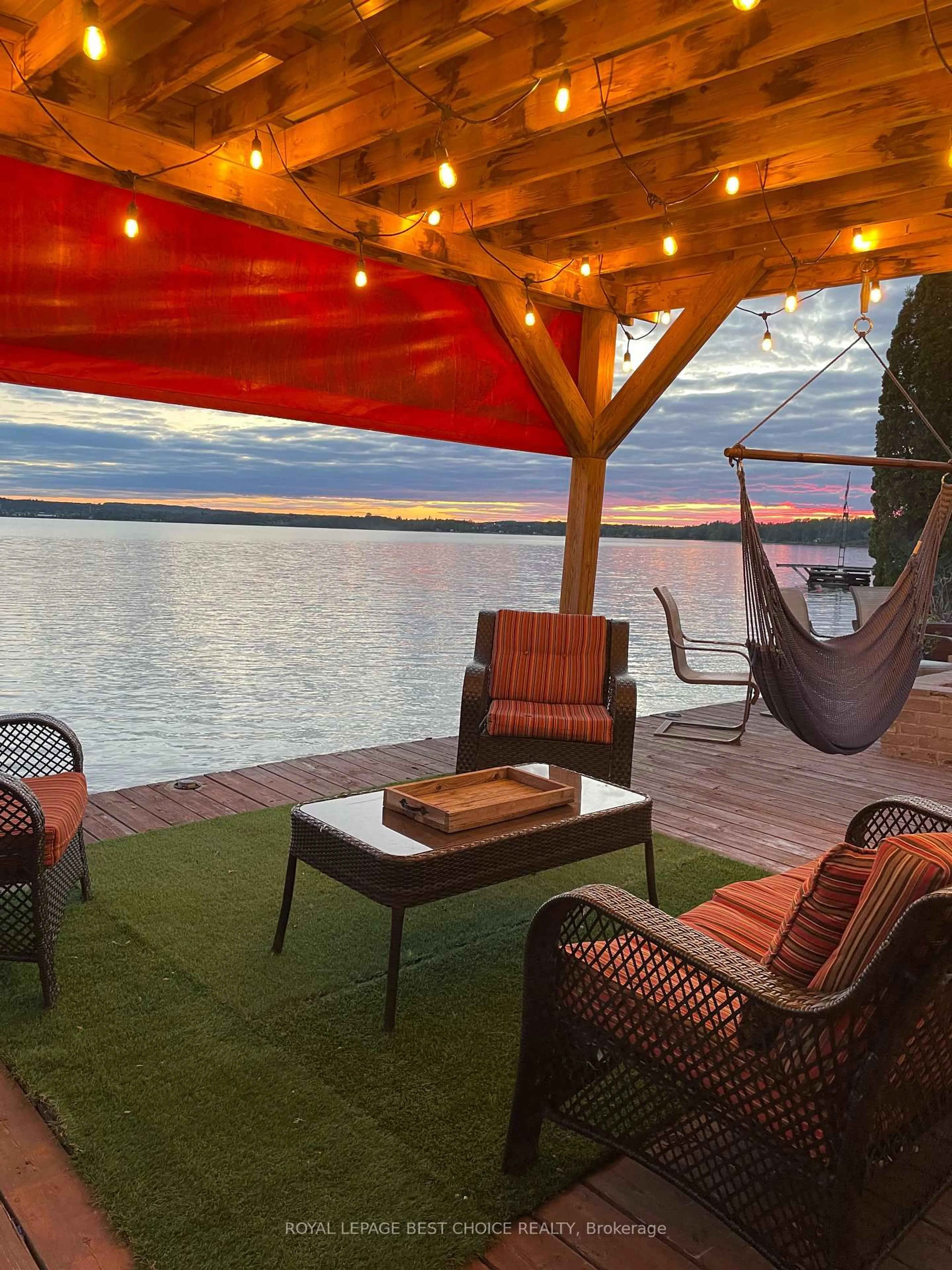 Patio, water/lake/river/ocean view for 742399 Dawson Point Rd, Temiskaming Shores Ontario P0J 1P0