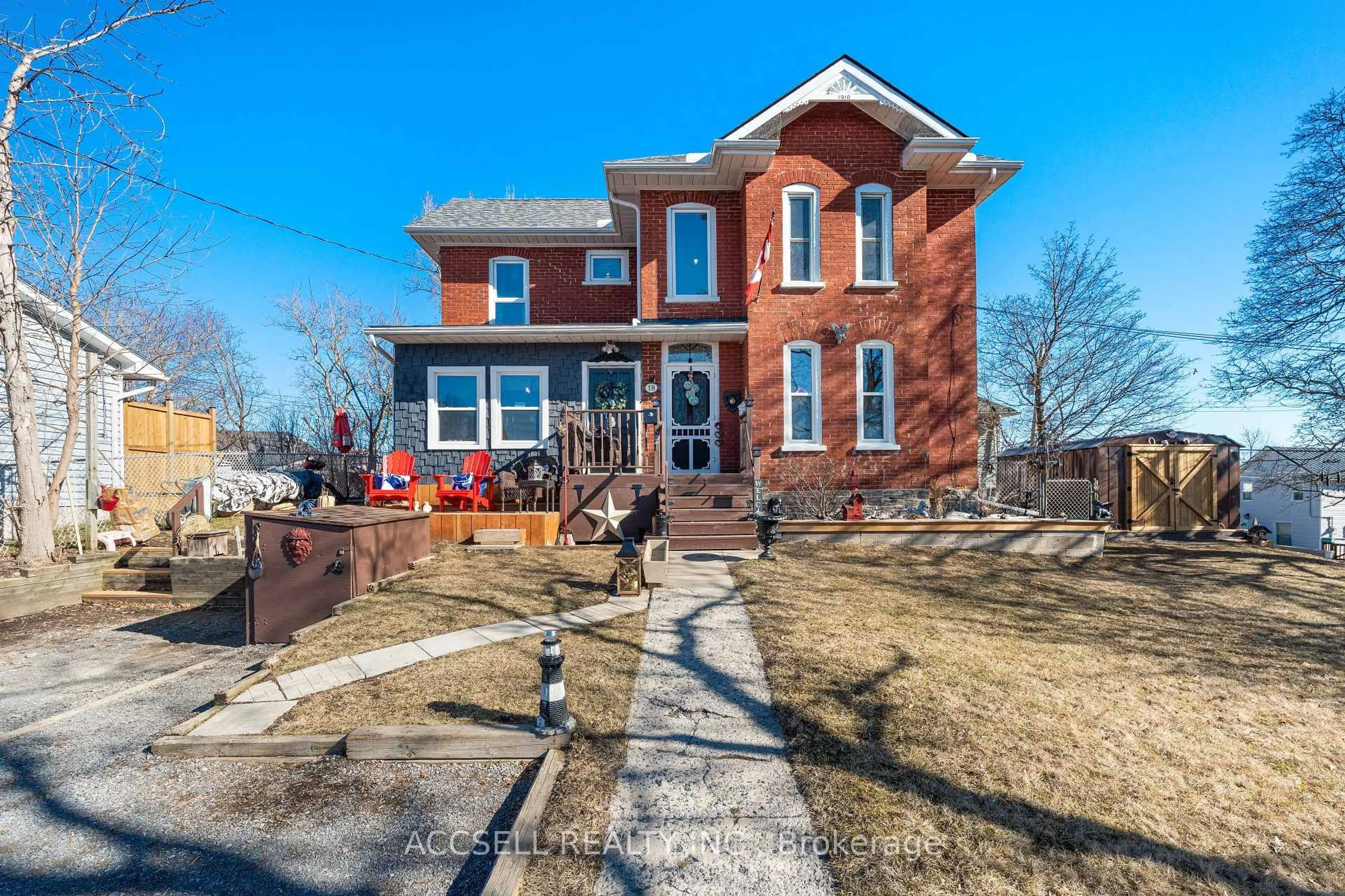 Home with brick exterior material, street for 18 Stone St, Belleville Ontario K8P 1Z9
