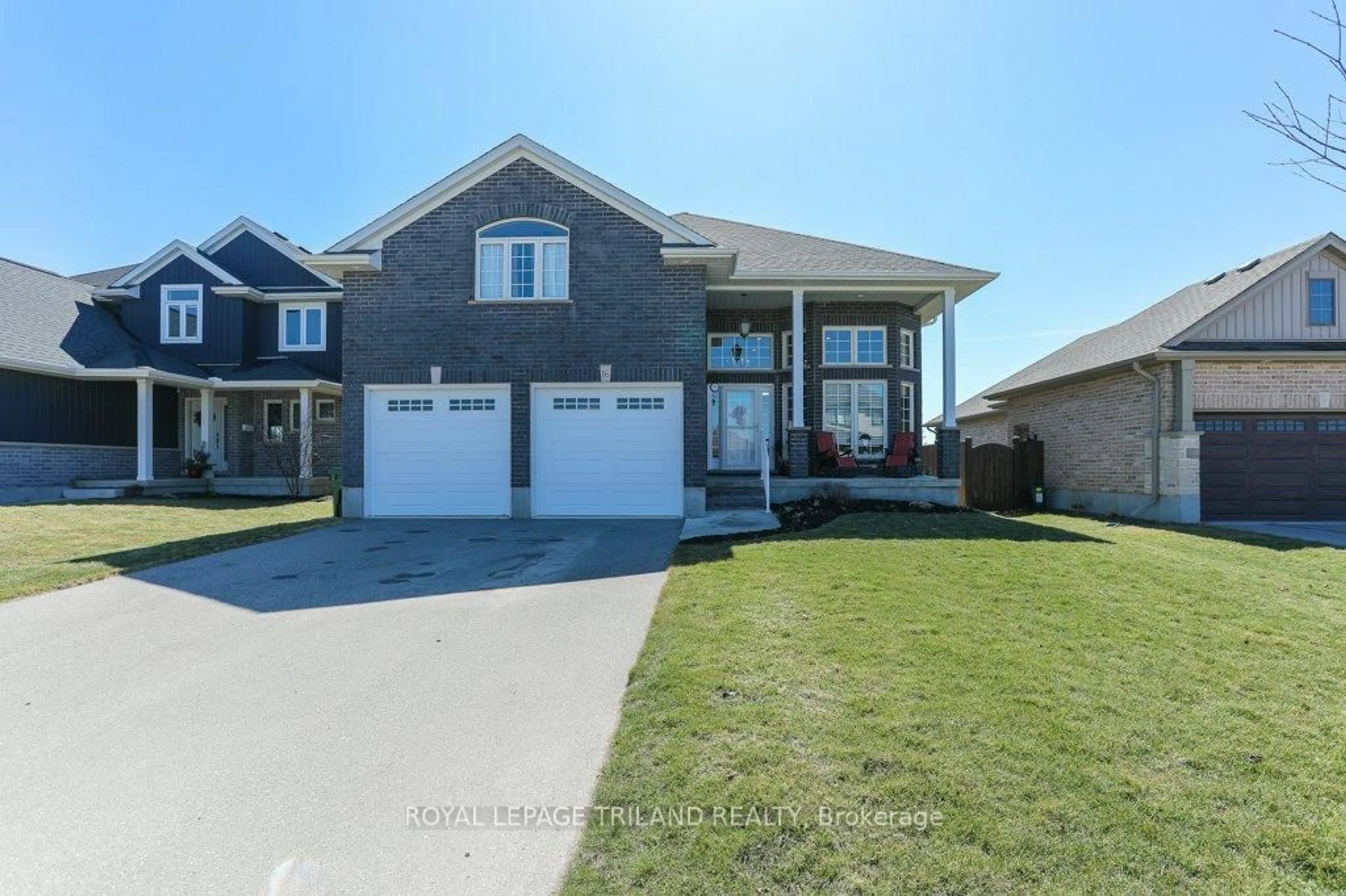 Home with brick exterior material, street for 16 Glenwood St, St. Thomas Ontario N5R 0G9