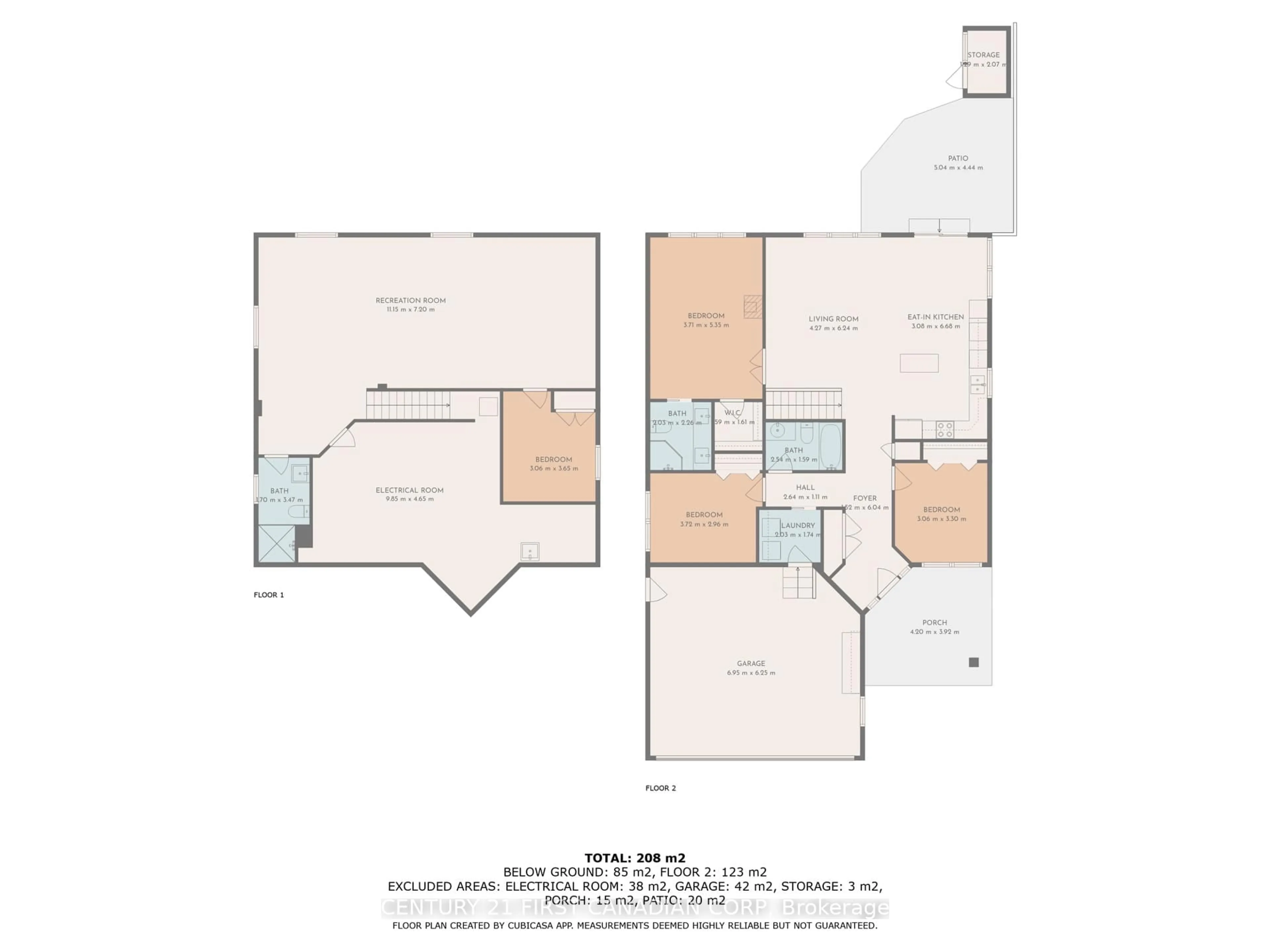 Floor plan for 292 Thorn Dr, Strathroy-Caradoc Ontario N7G 4E1