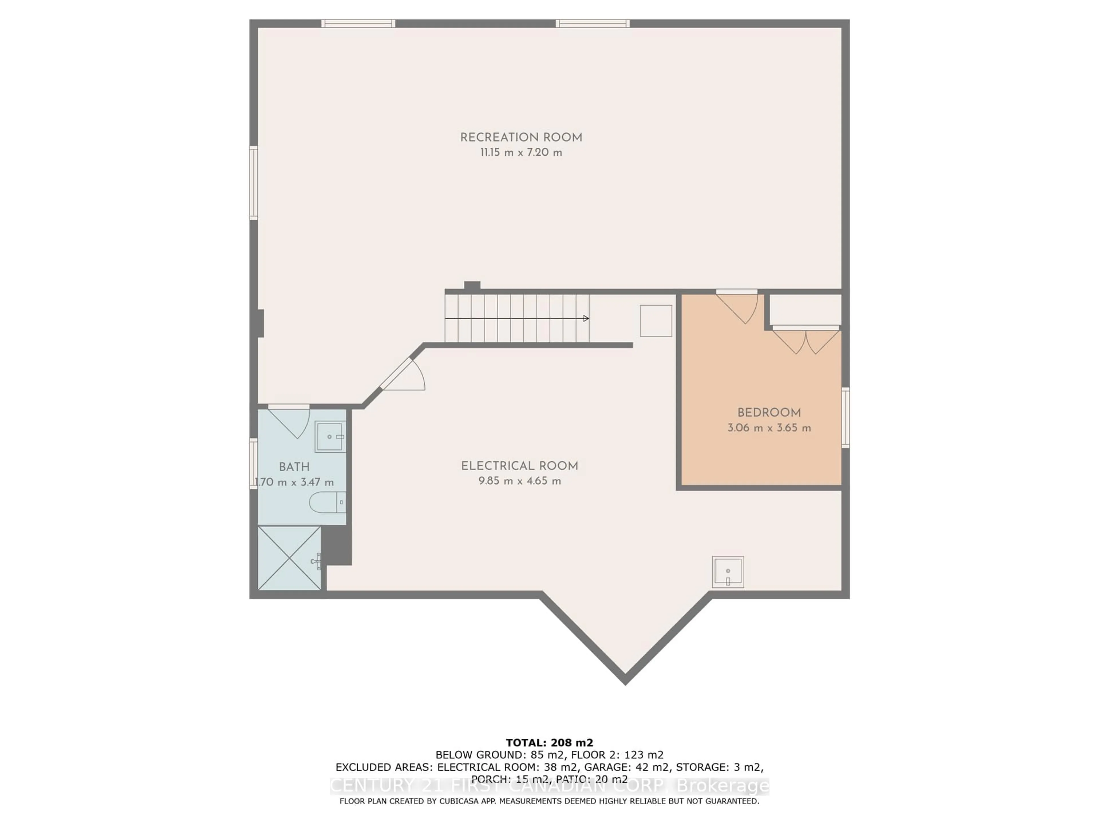 Floor plan for 292 Thorn Dr, Strathroy-Caradoc Ontario N7G 4E1