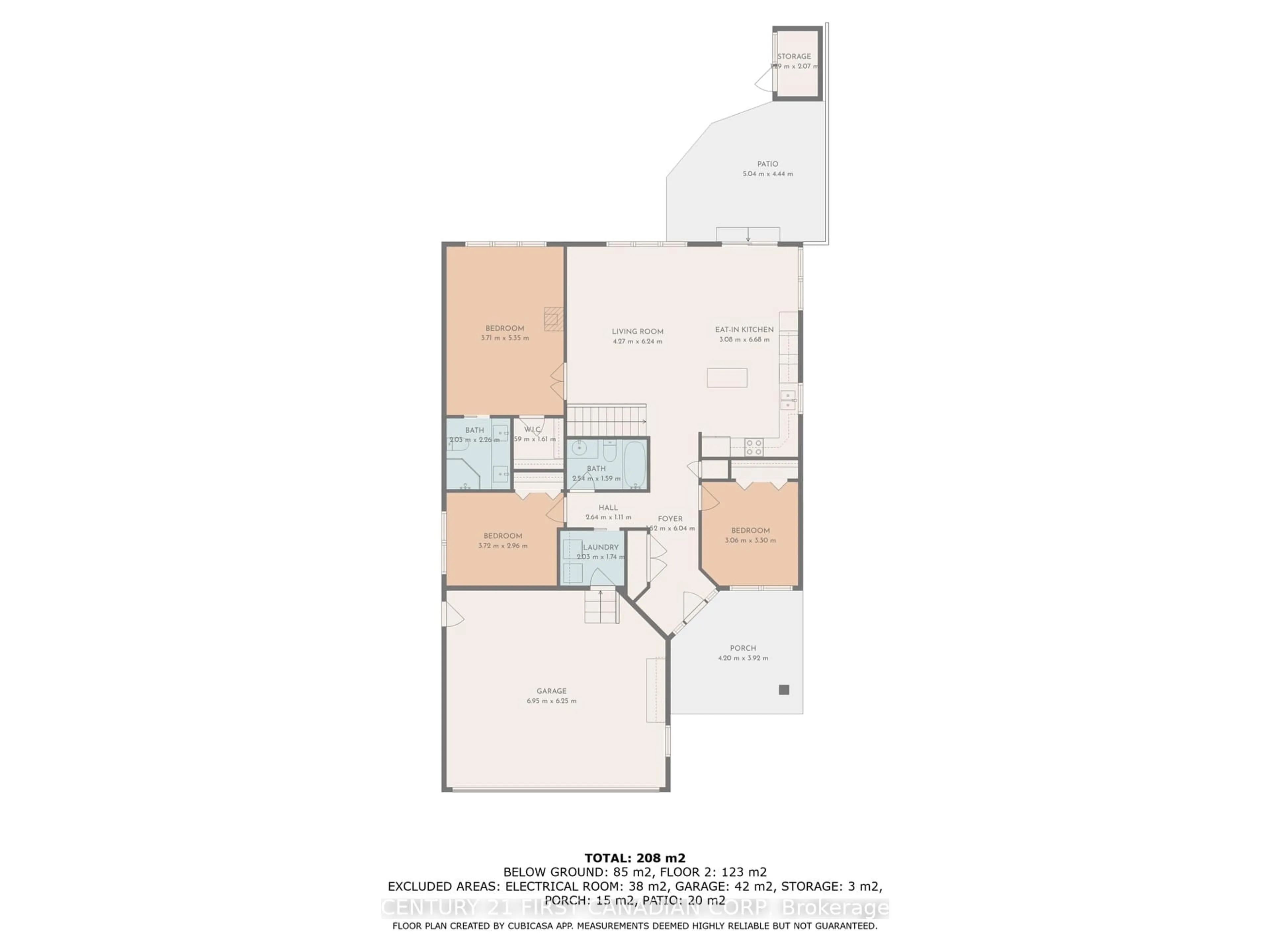 Floor plan for 292 Thorn Dr, Strathroy-Caradoc Ontario N7G 4E1