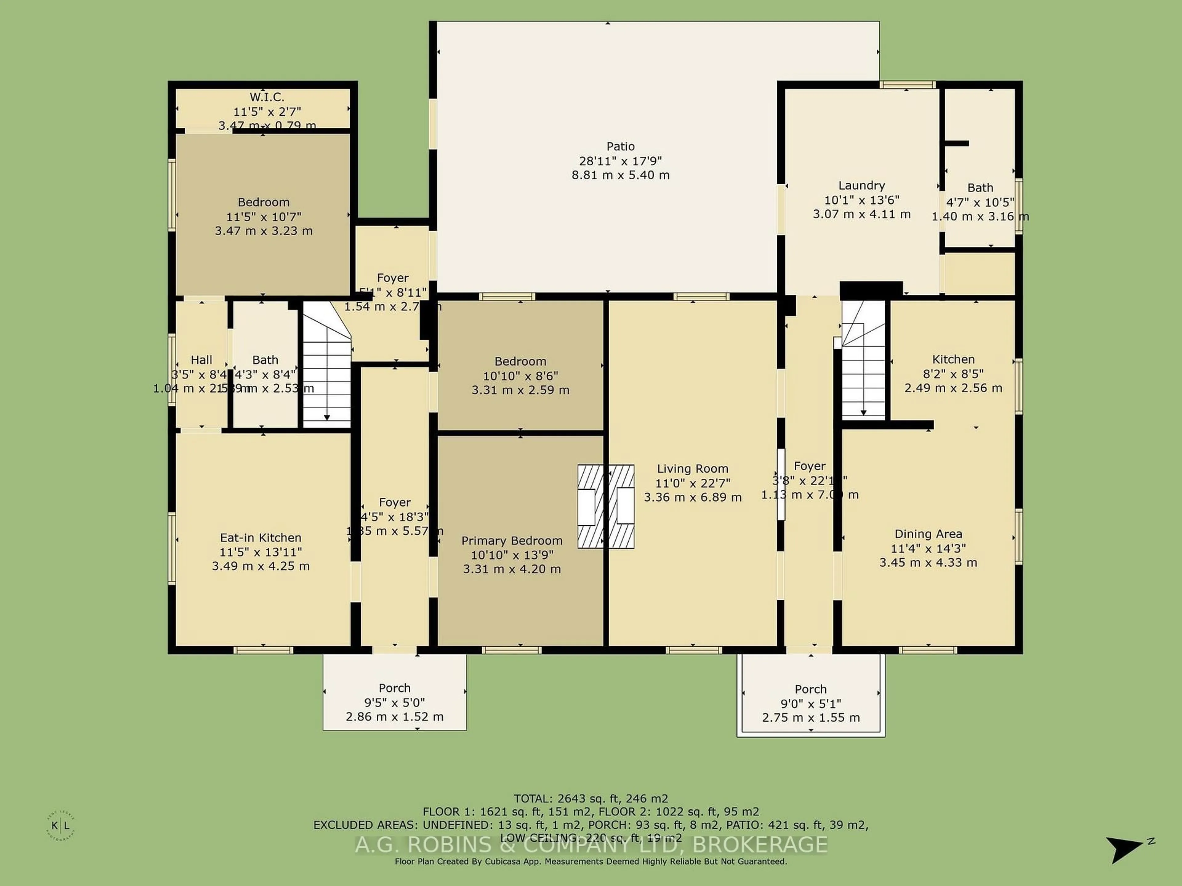 Floor plan for 284 Brock St, Peterborough Central Ontario K9H 2R1
