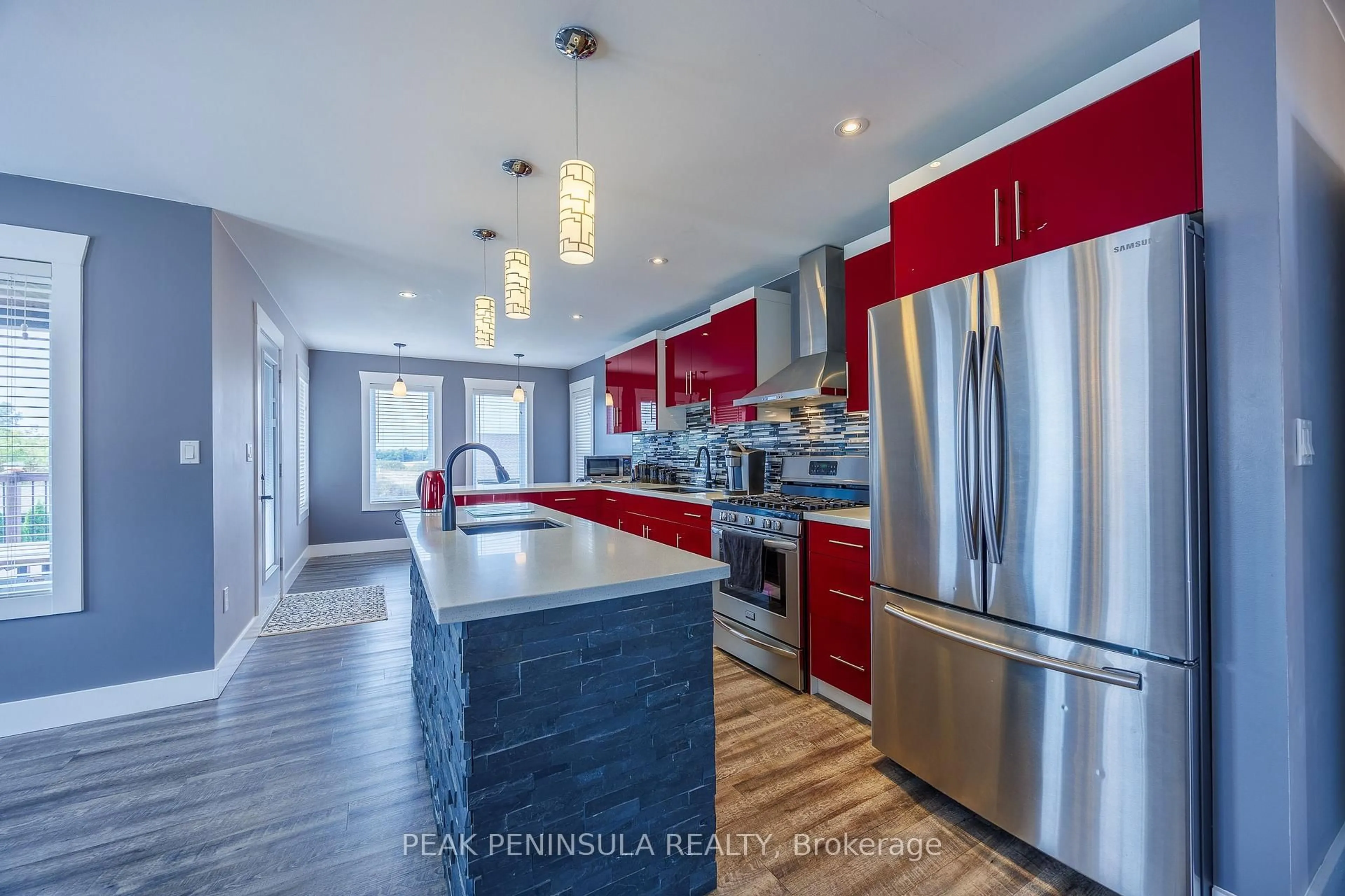 Open concept kitchen, unknown for 8383 Sandytown Rd, Bayham Ontario N0J 1Y0