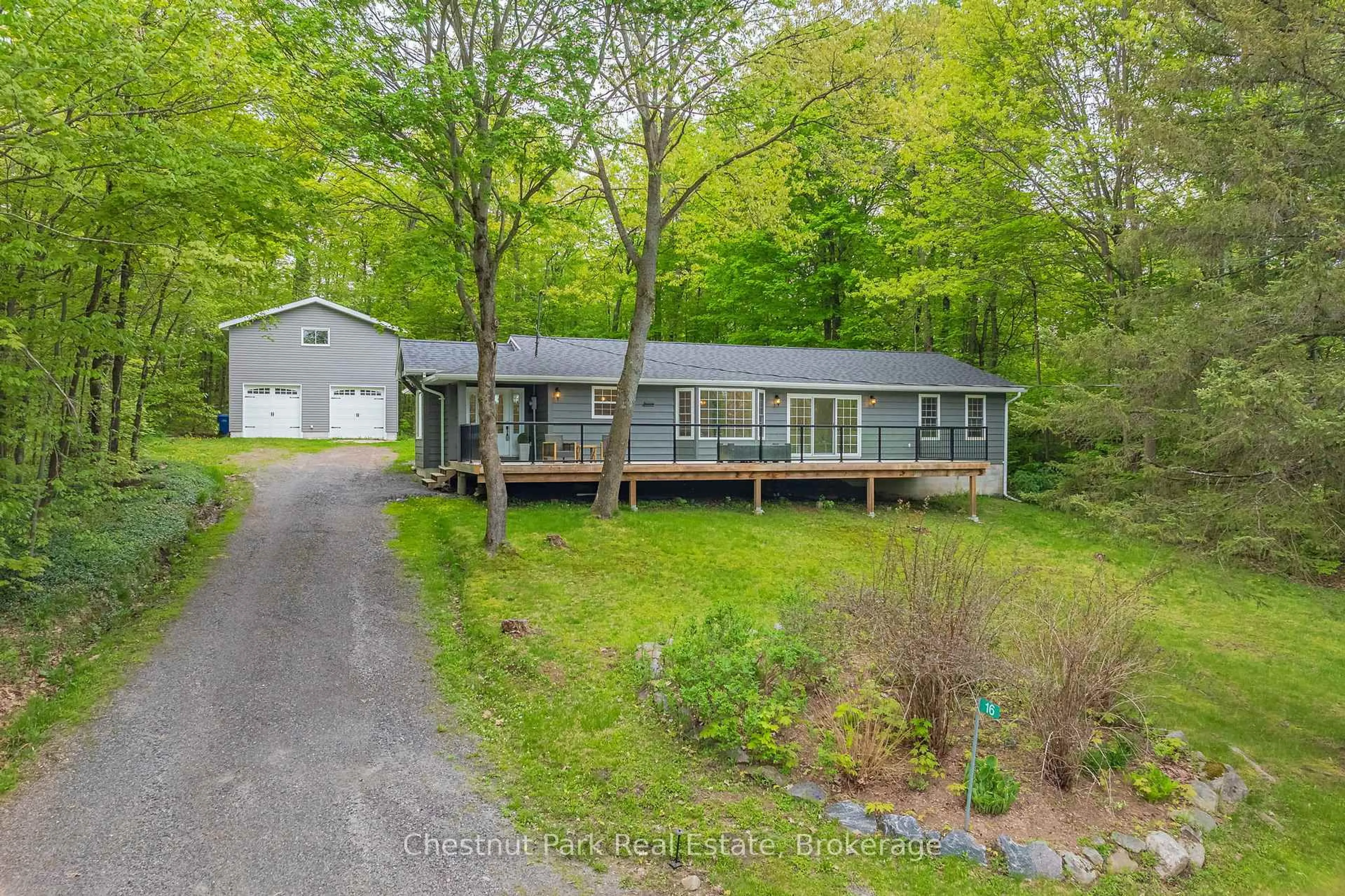 A pic from outside/outdoor area/front of a property/back of a property/a pic from drone, water/lake/river/ocean view for 16 CLIFFORD St, Seguin Ontario P0C 1J0