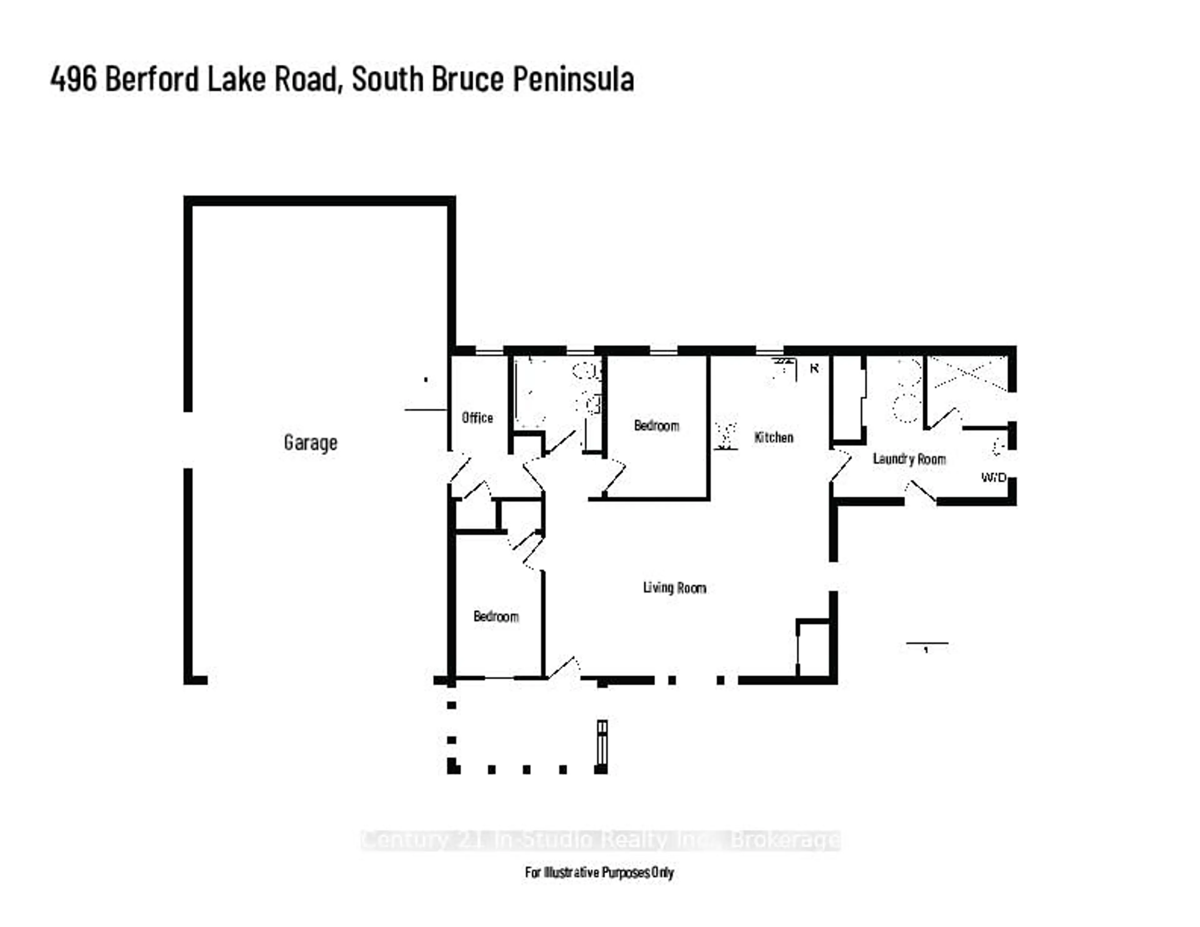 Floor plan for 496 BERFORD LAKE Rd, South Bruce Peninsula Ontario N0H 2T0