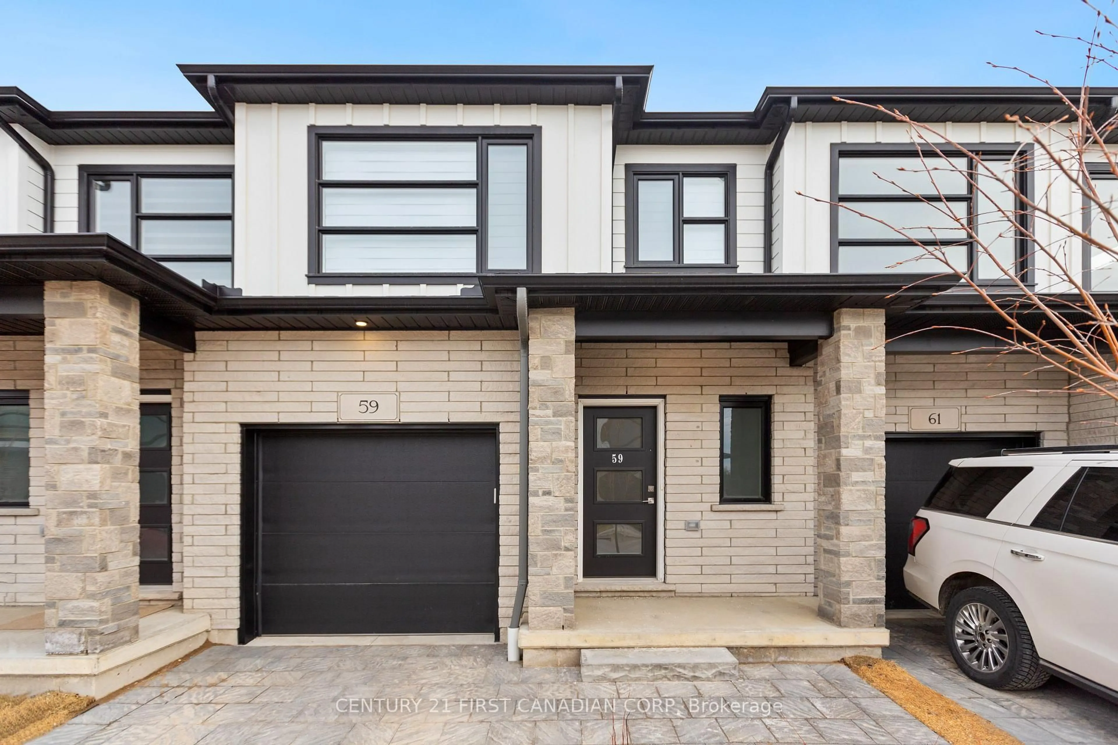 Home with brick exterior material, street for 2700 Buroak Dr #59, London Ontario N6G 5Z5