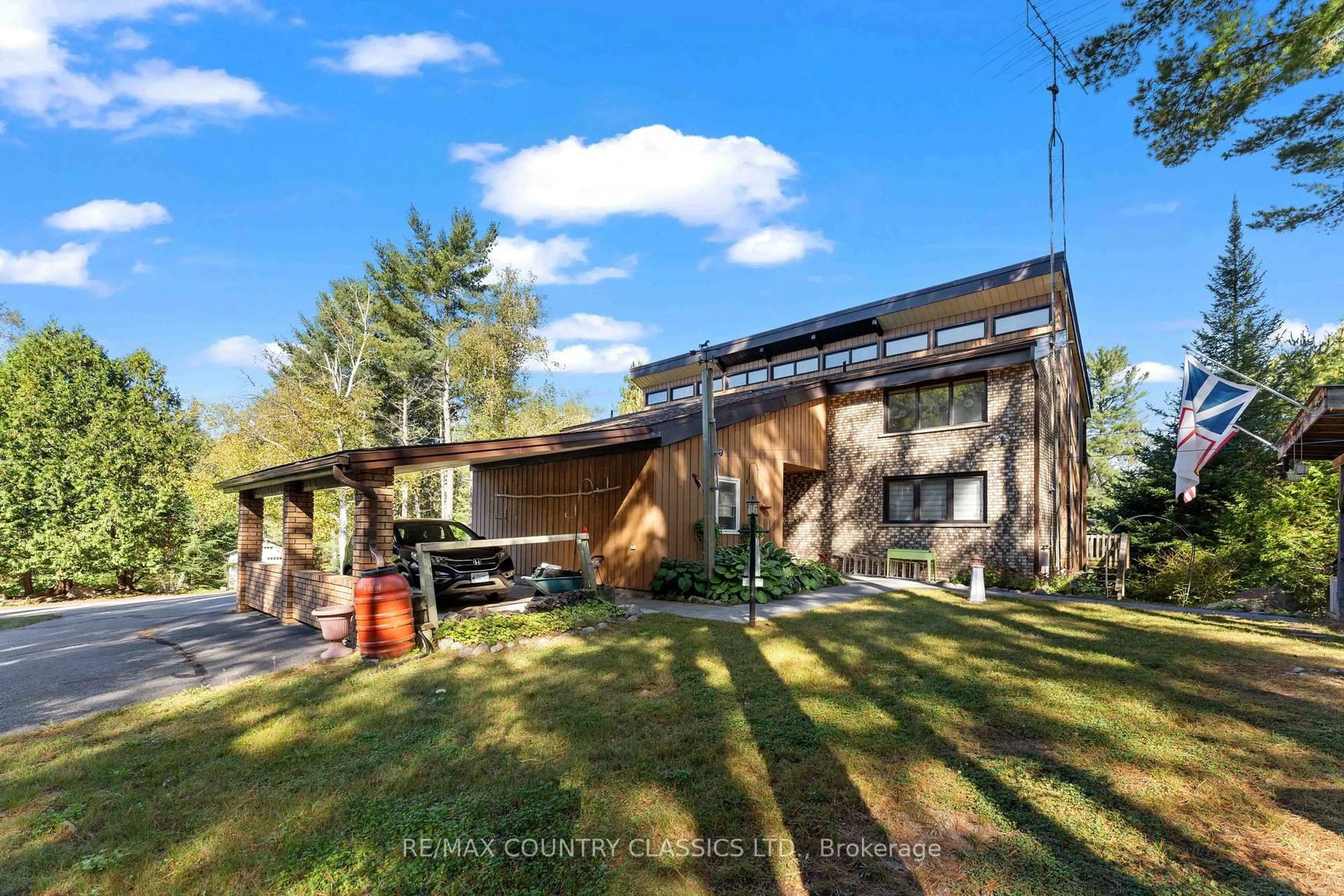 A pic from outside/outdoor area/front of a property/back of a property/a pic from drone, unknown for 13 Lorbetski Rd, Barry's Bay Ontario K0J 1B0