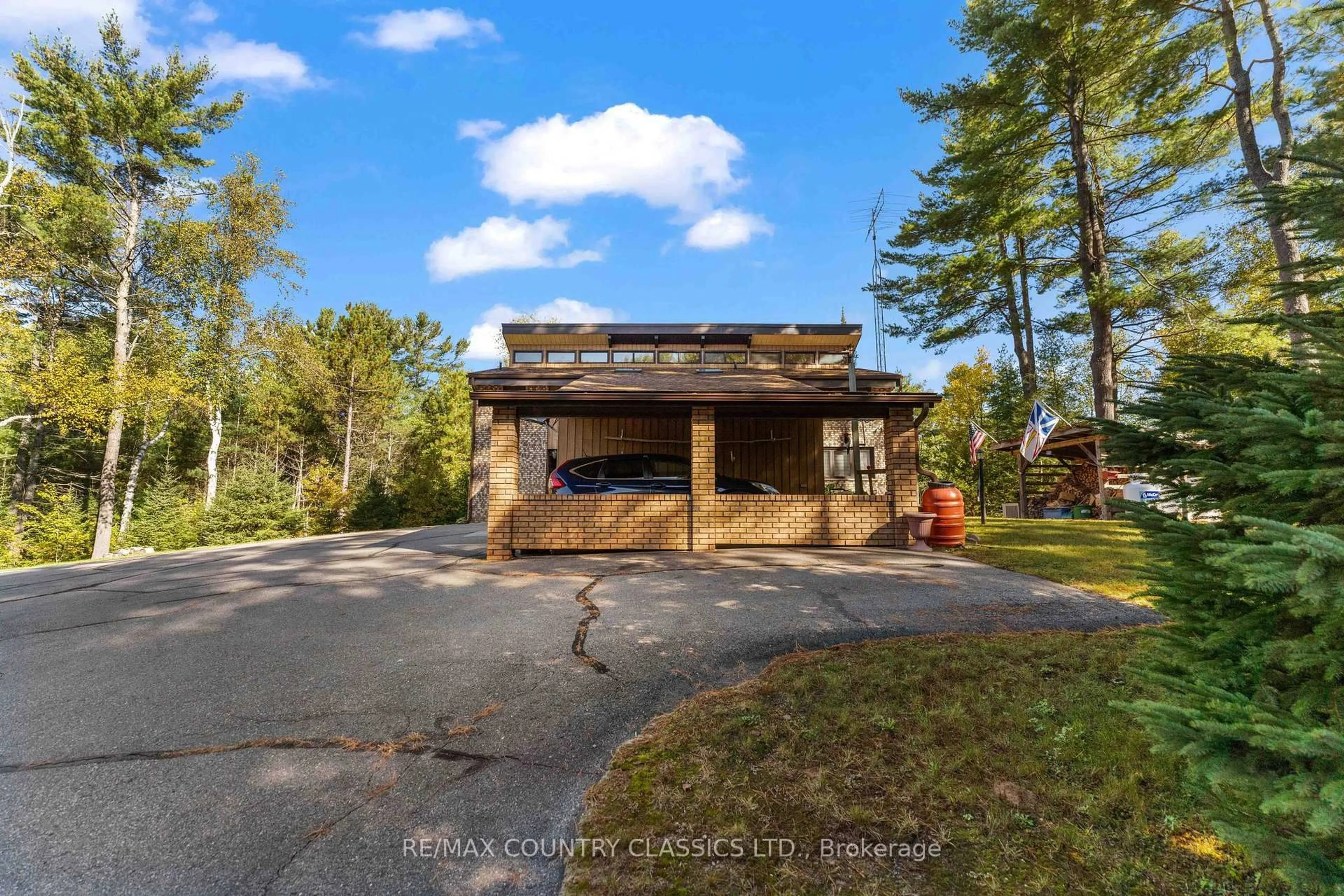 A pic from outside/outdoor area/front of a property/back of a property/a pic from drone, unknown for 13 Lorbetski Rd, Barry's Bay Ontario K0J 1B0