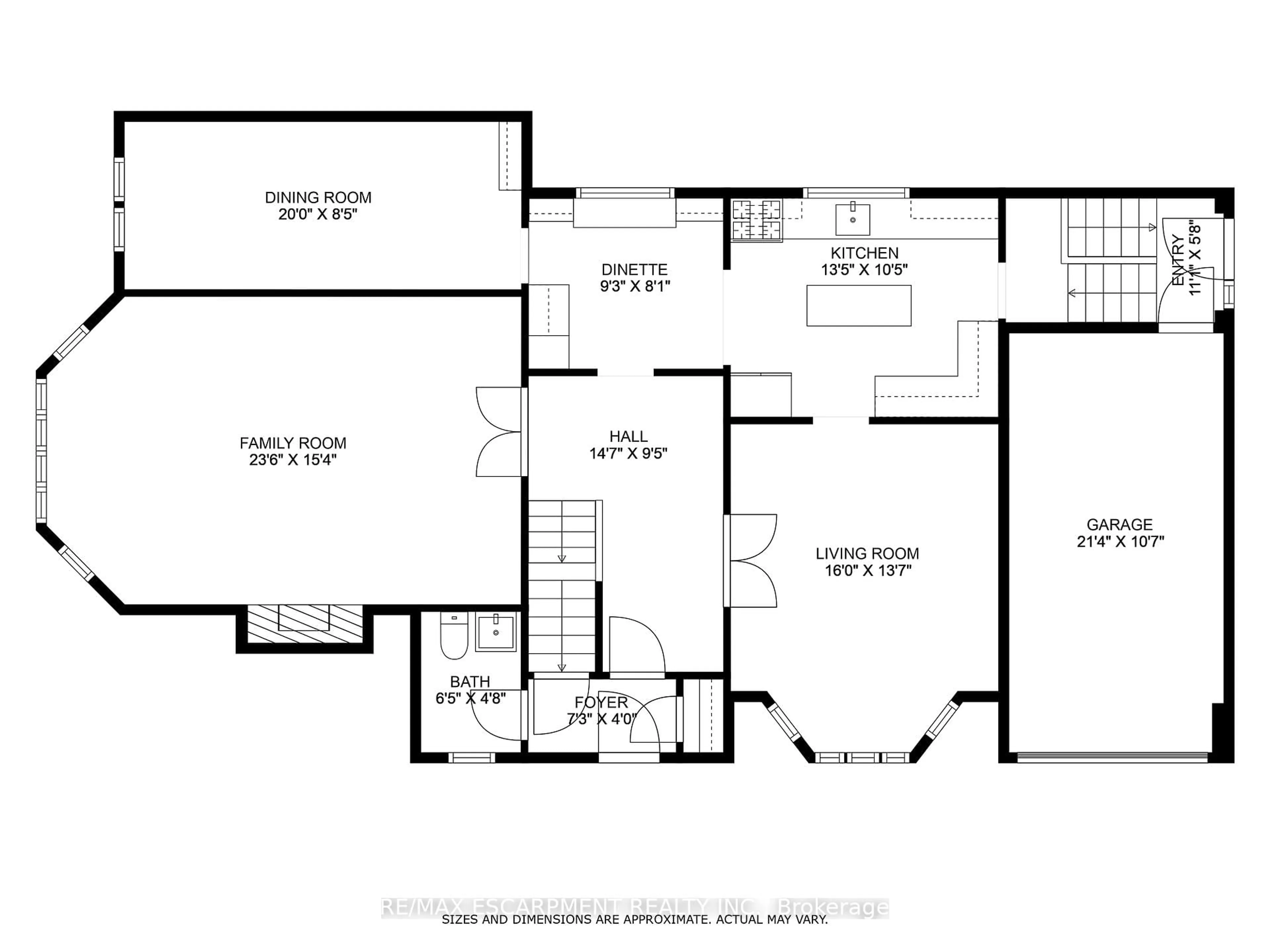 Floor plan for 2 Oak Knoll Dr, Hamilton Ontario L8S 4C3