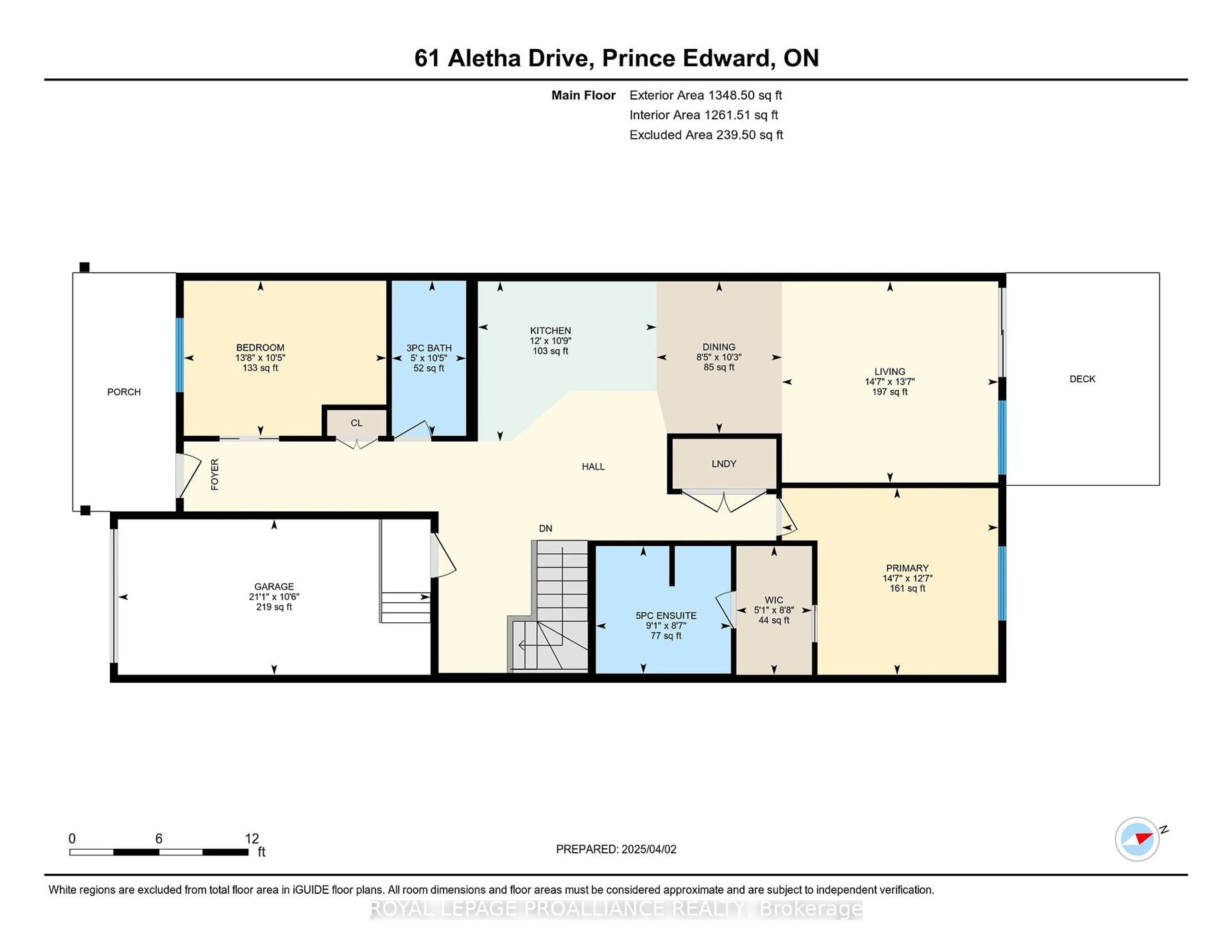 Floor plan for 61 Aletha Dr, Prince Edward County Ontario K0K 3L0