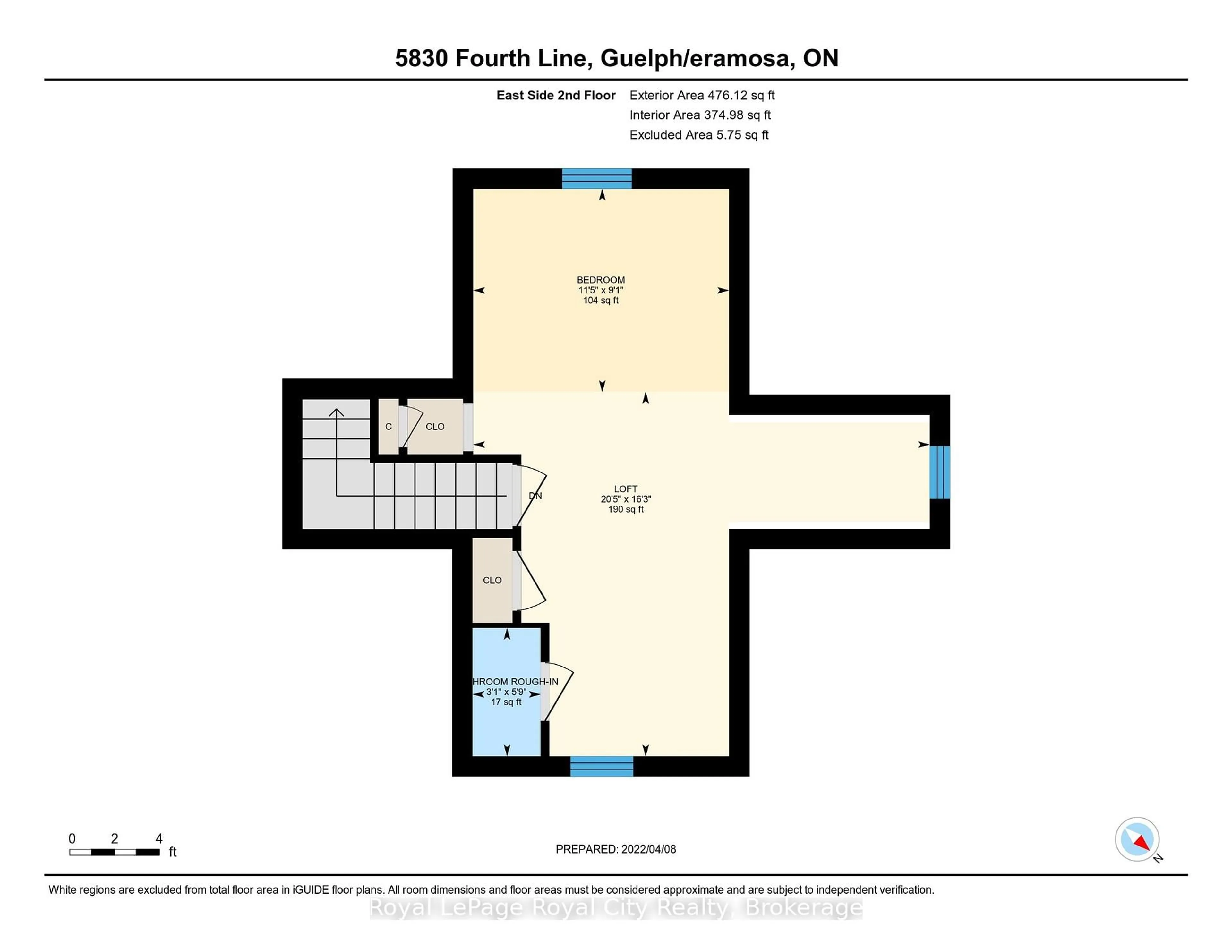 Floor plan for 5830 Fourth Line, Guelph/Eramosa Ontario N0B 2K0