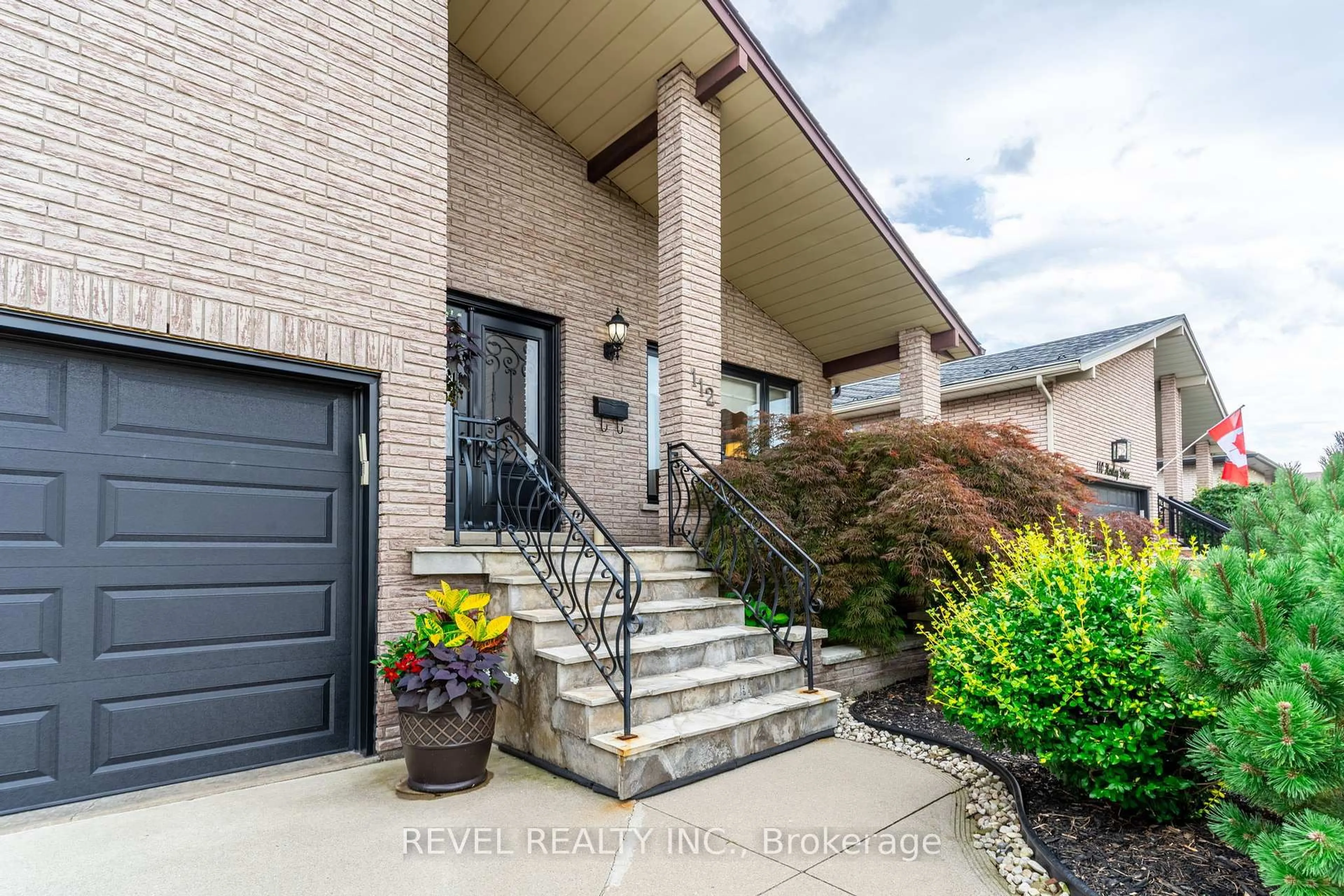 Home with brick exterior material, street for 112 Henley Dr, Hamilton Ontario L8E 4L8