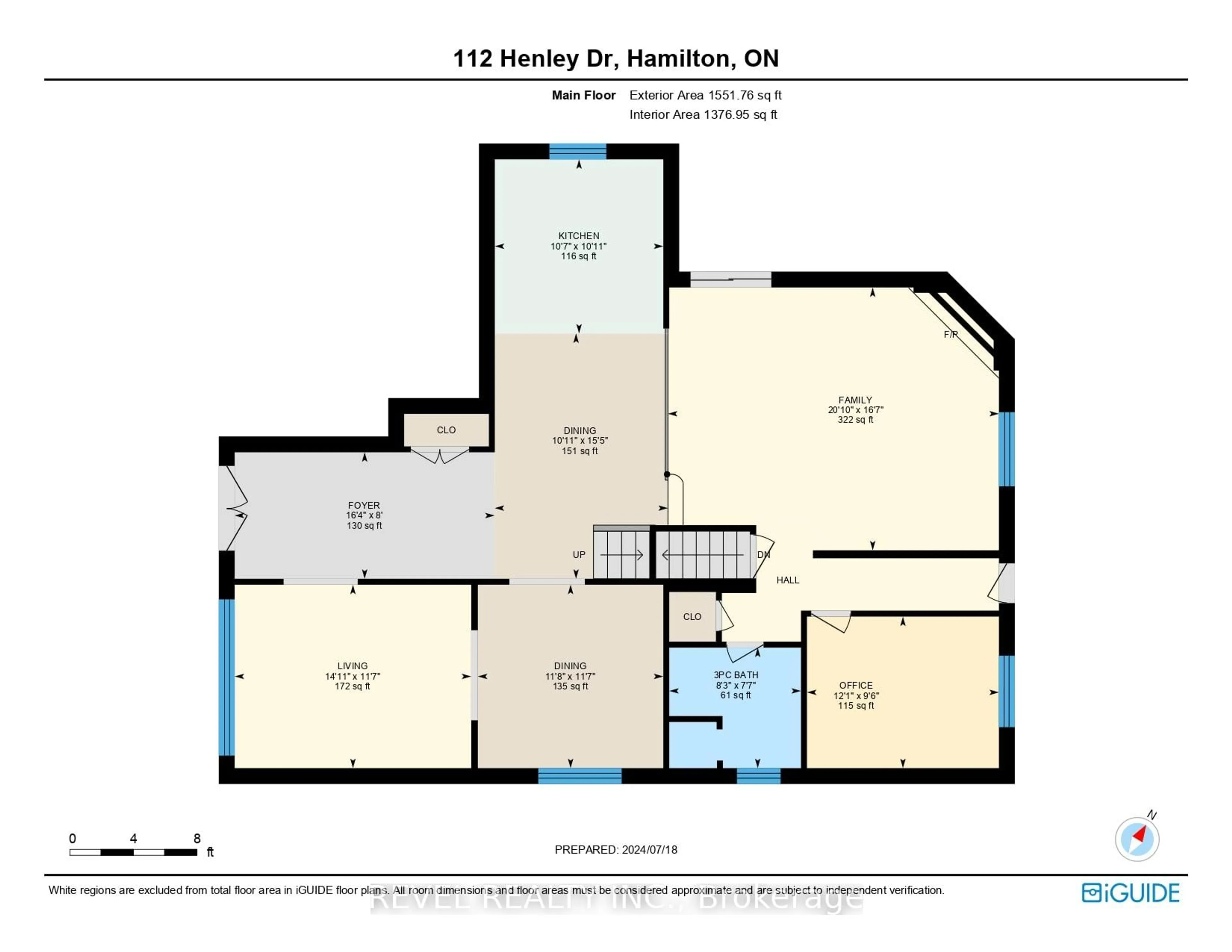 Floor plan for 112 Henley Dr, Hamilton Ontario L8E 4L8