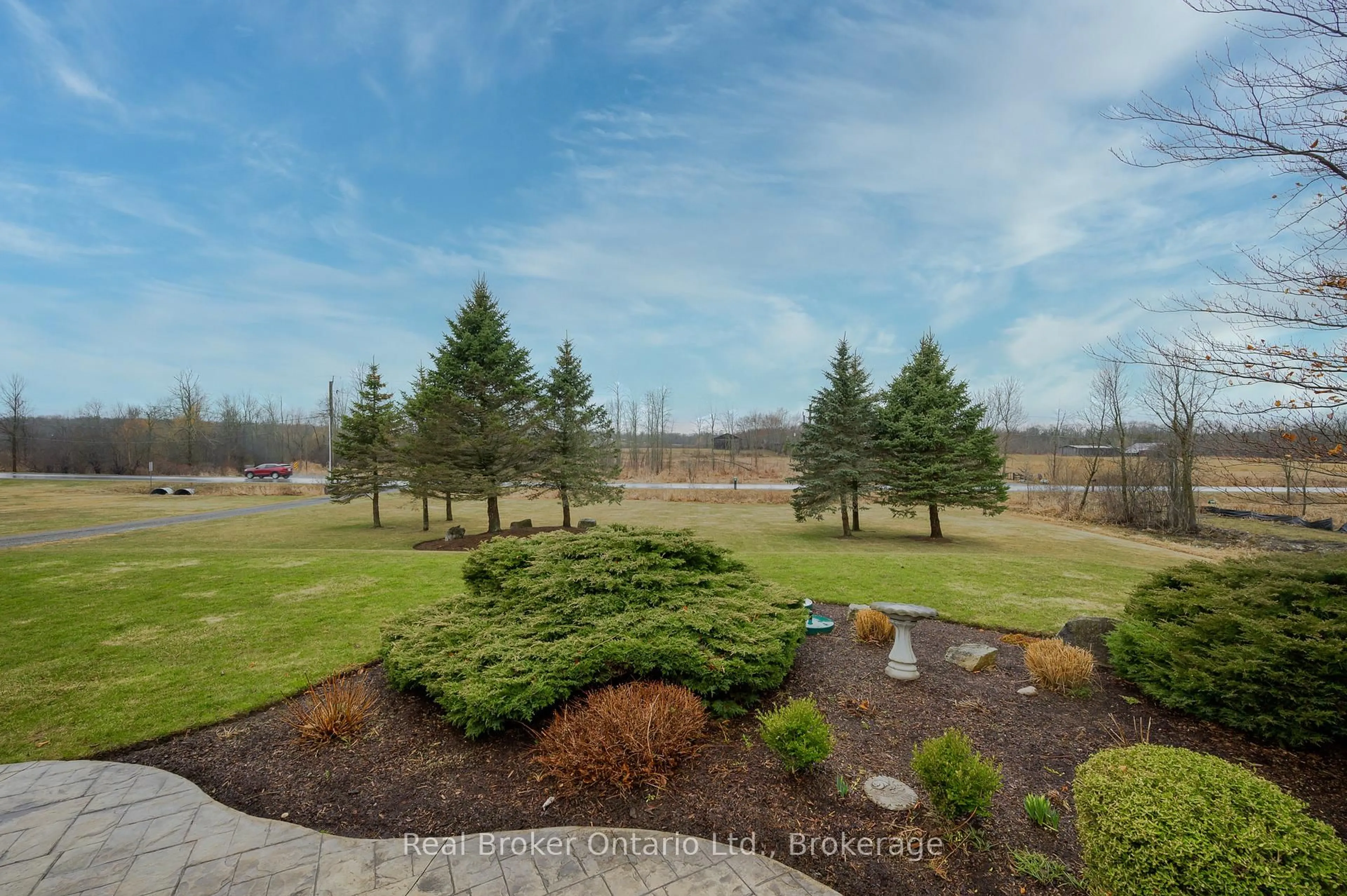 A pic from outside/outdoor area/front of a property/back of a property/a pic from drone, water/lake/river/ocean view for 1295 Sheffield Rd, North Dumfries Ontario N1R 5S2
