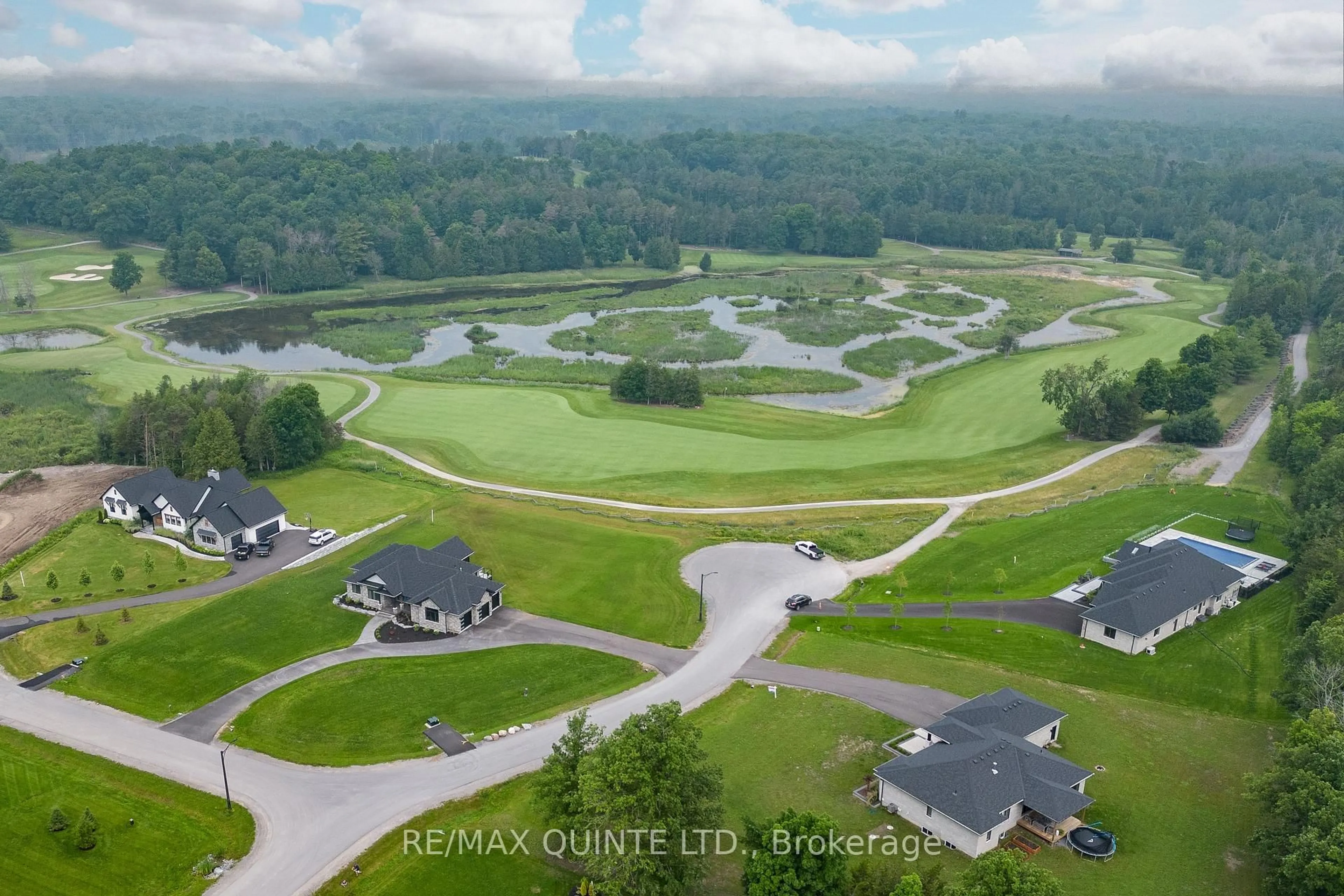 A pic from outside/outdoor area/front of a property/back of a property/a pic from drone, water/lake/river/ocean view for 665 Harmony Rd #Lot 2, Corbyville Ontario K0K 1V0