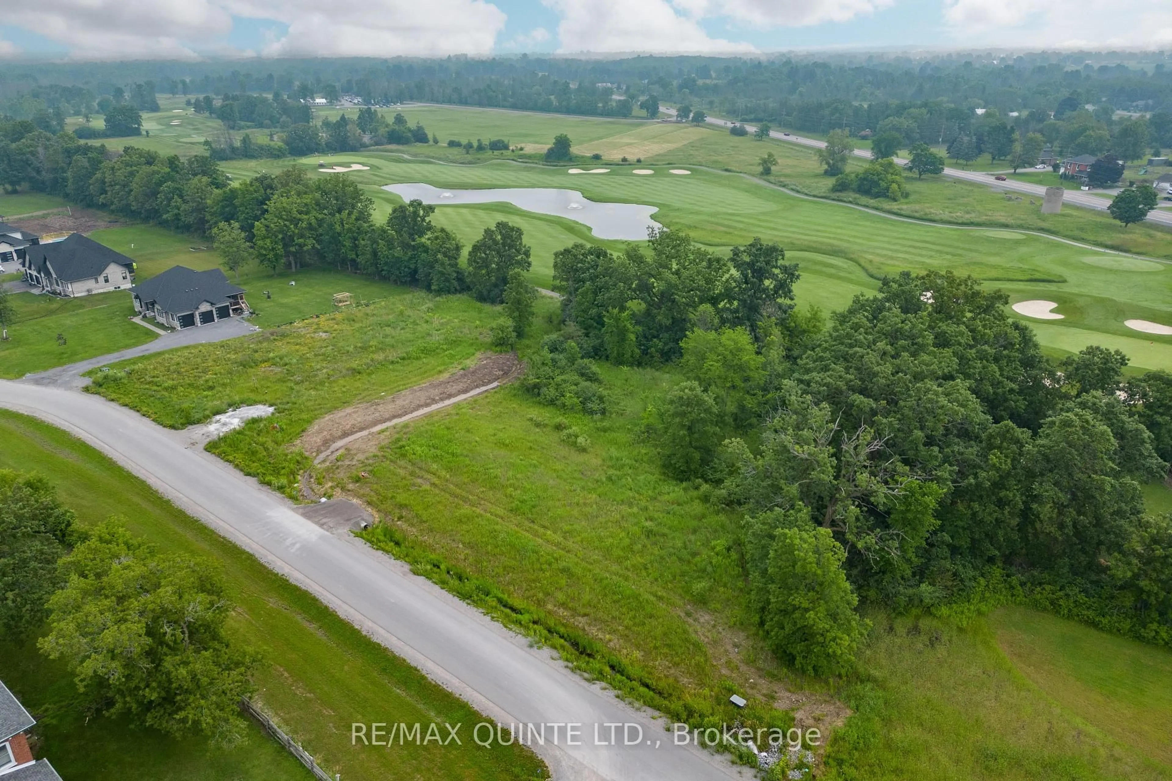 A pic from outside/outdoor area/front of a property/back of a property/a pic from drone, water/lake/river/ocean view for 665 Harmony Rd #Lot 2, Corbyville Ontario K0K 1V0