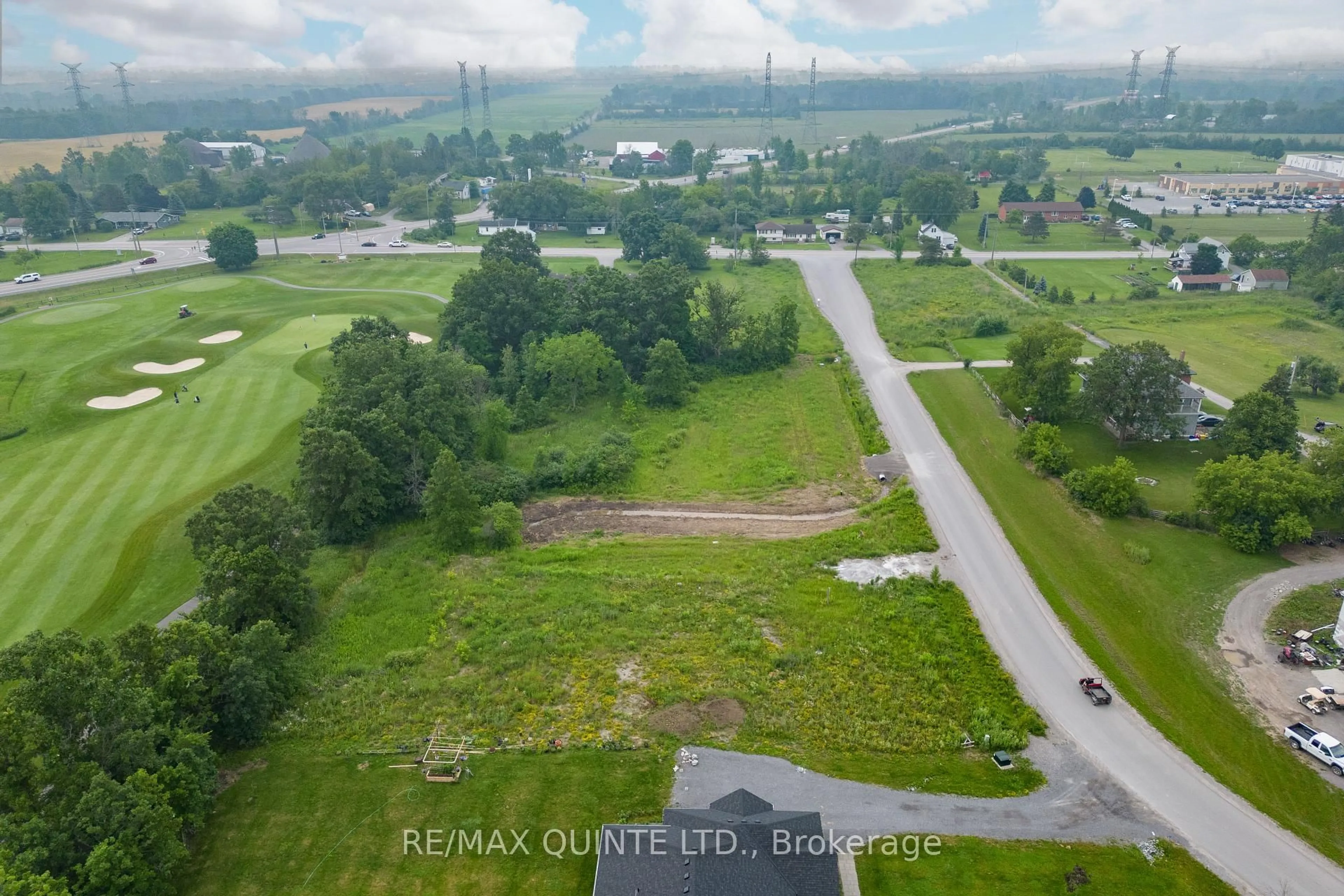 A pic from outside/outdoor area/front of a property/back of a property/a pic from drone, water/lake/river/ocean view for 665 Harmony Rd #Lot 2, Corbyville Ontario K0K 1V0